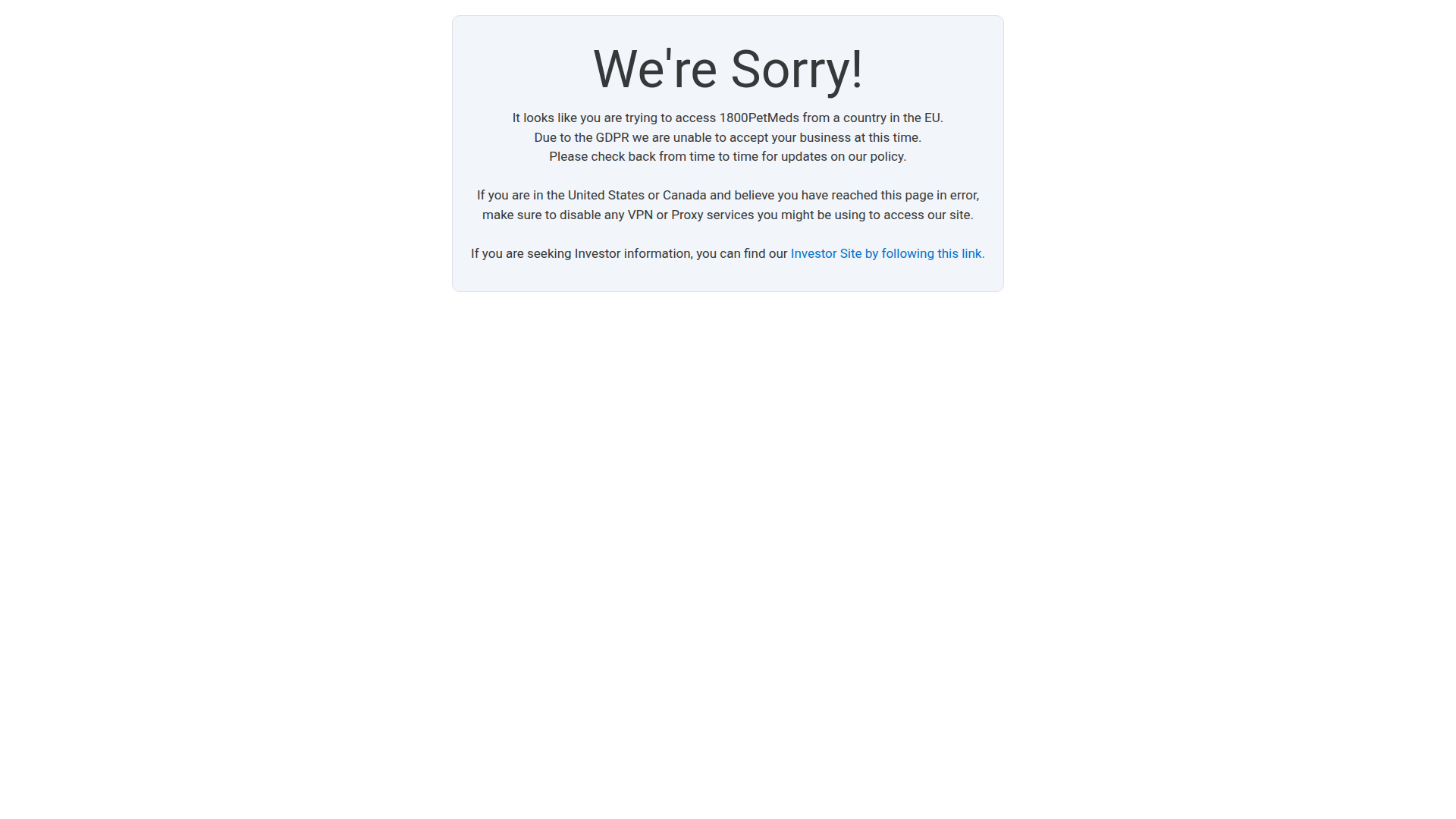 1-800-PetMeds website