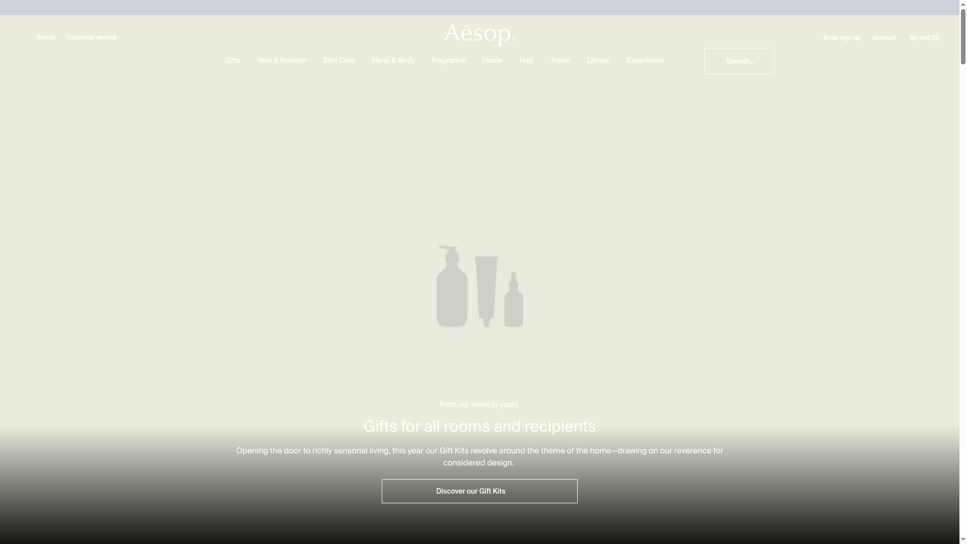 Aesop website