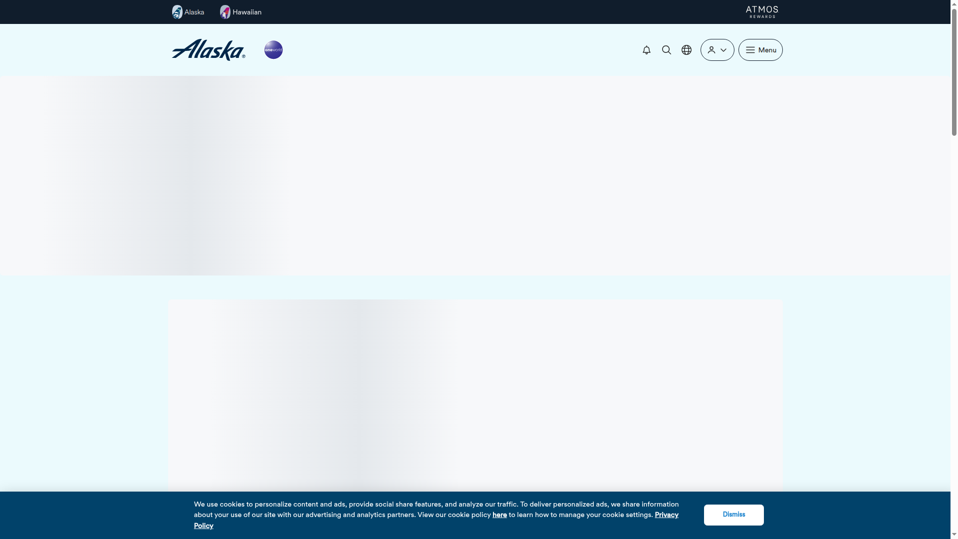 Alaska Airlines website