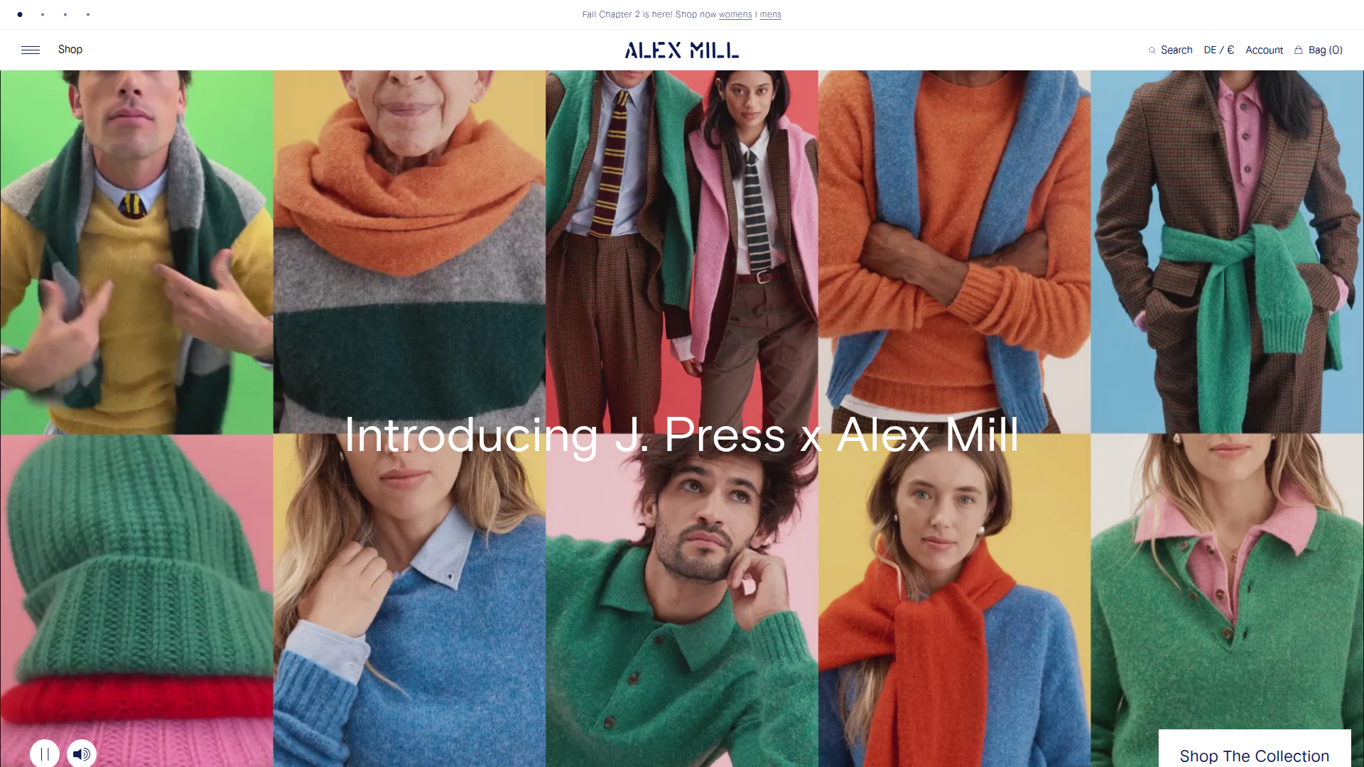 Alex Mill website