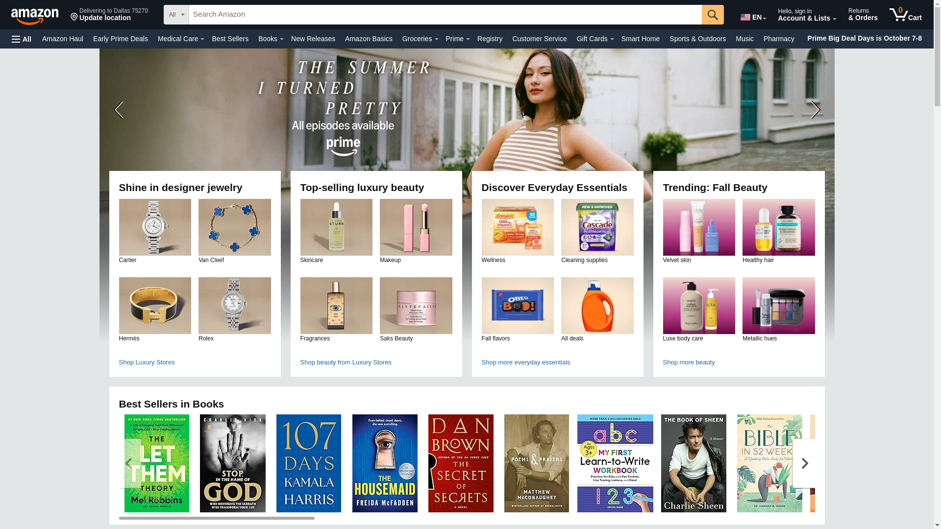 Amazon website