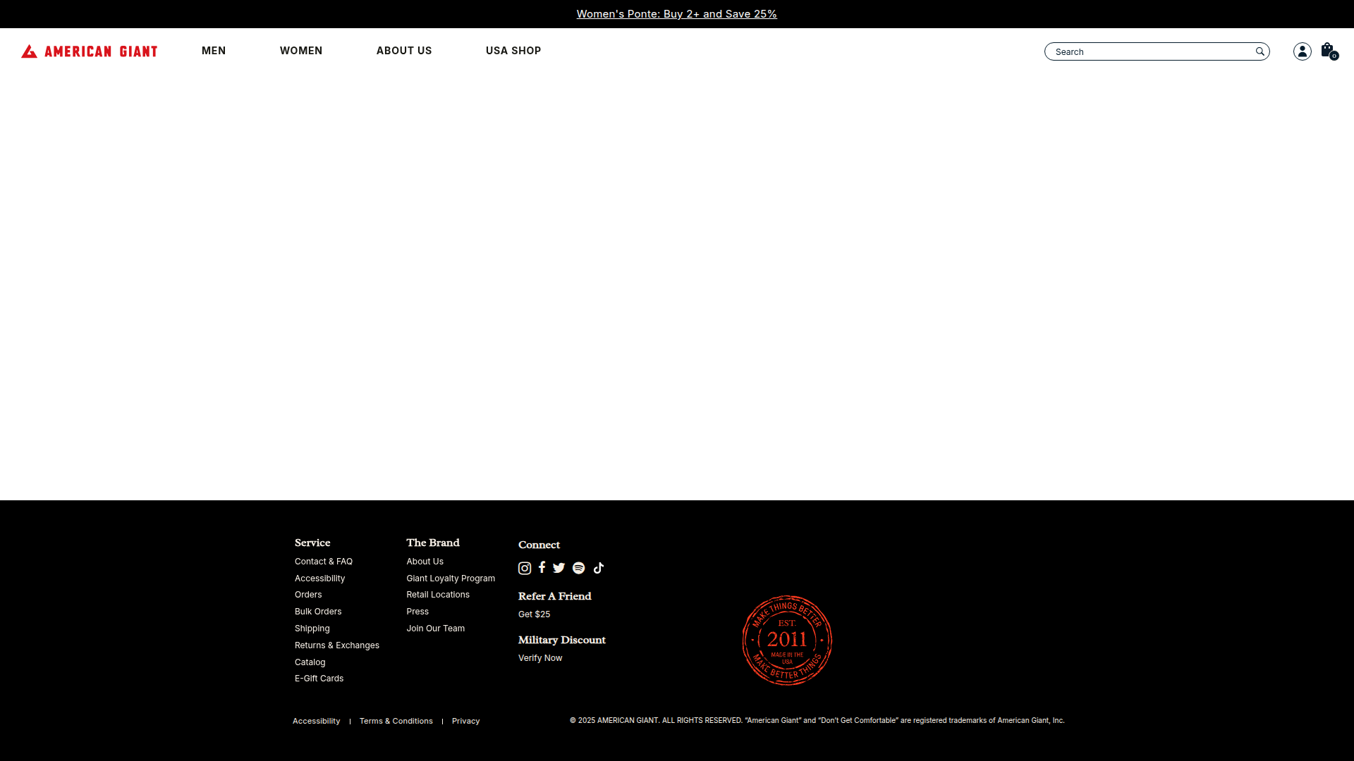 american giant website