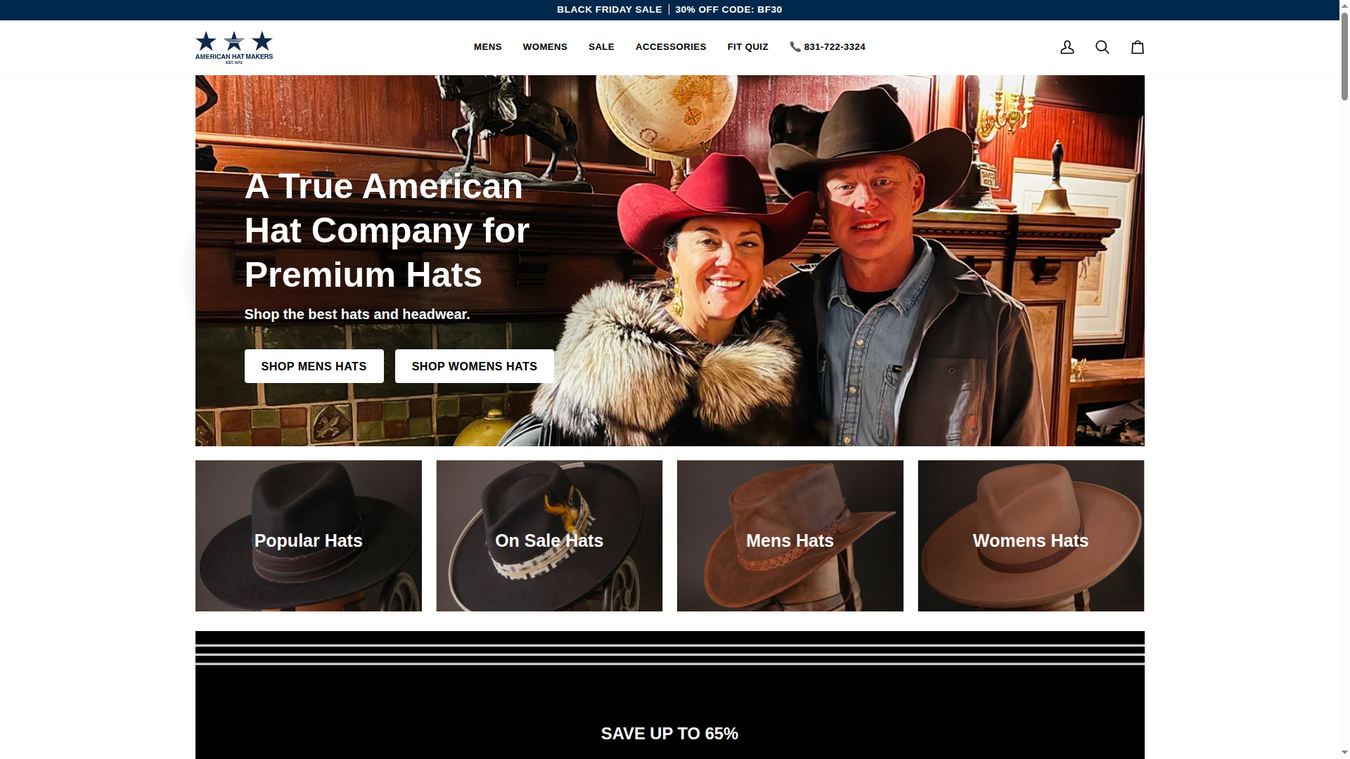 American Hat Makers website
