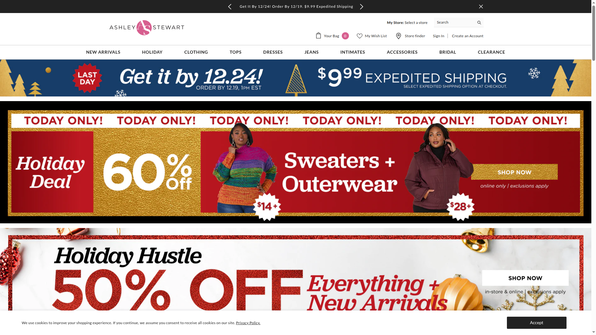 Ashley Stewart website