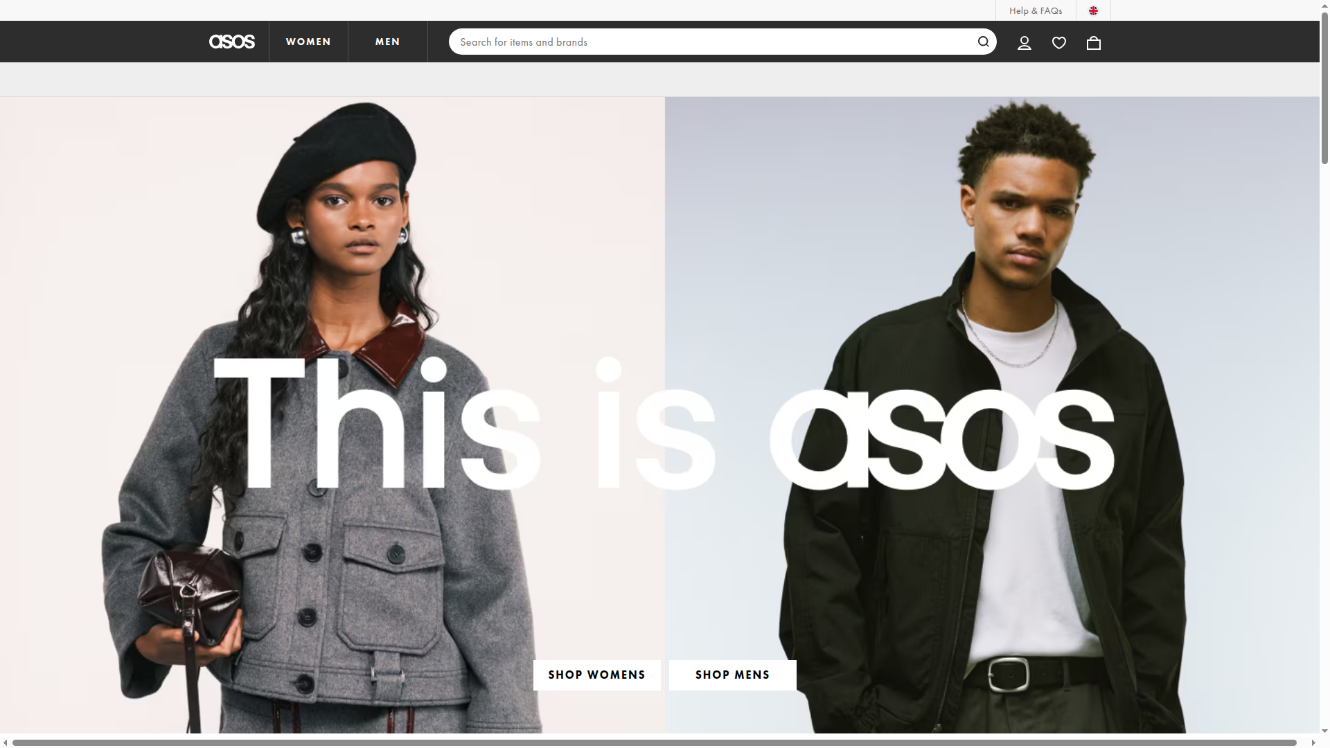 ASOS website