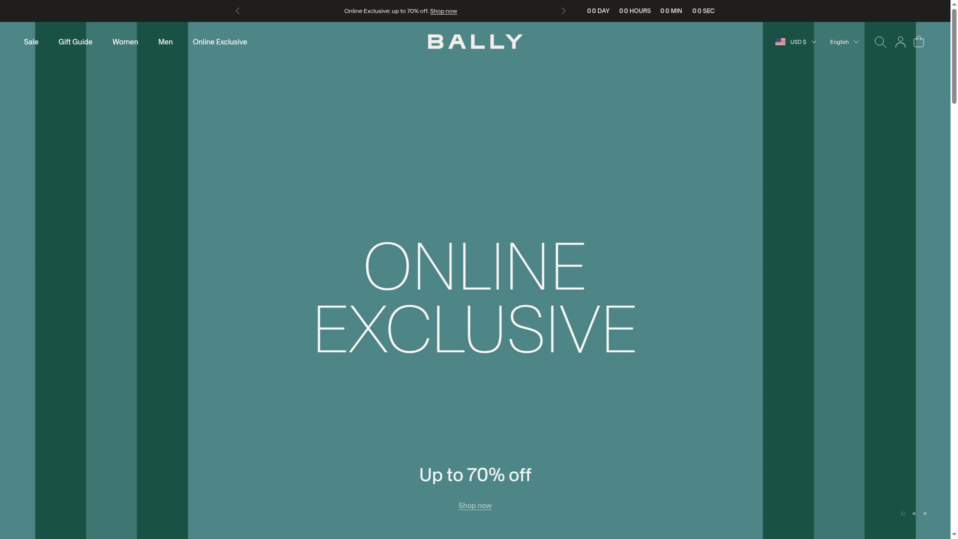 Bally website