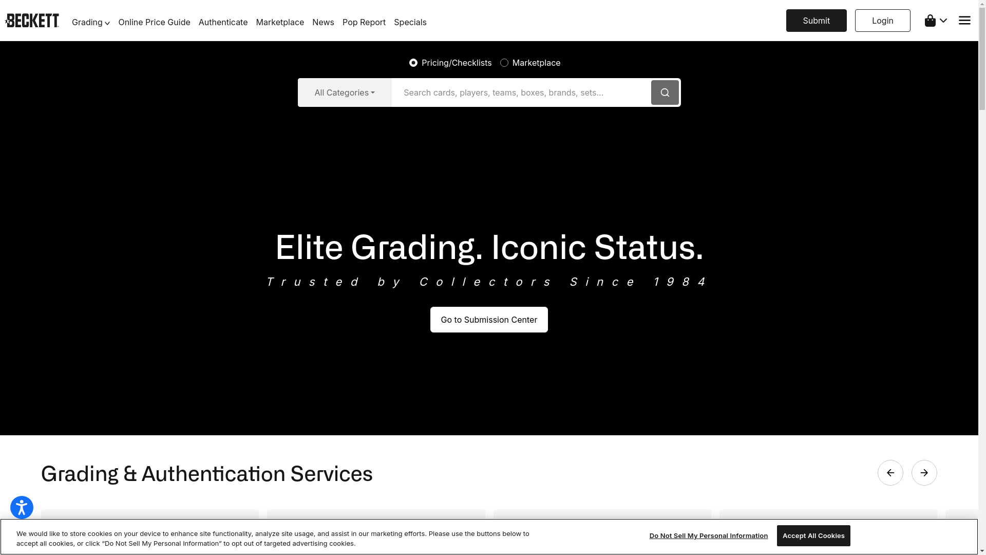 Beckett Media website