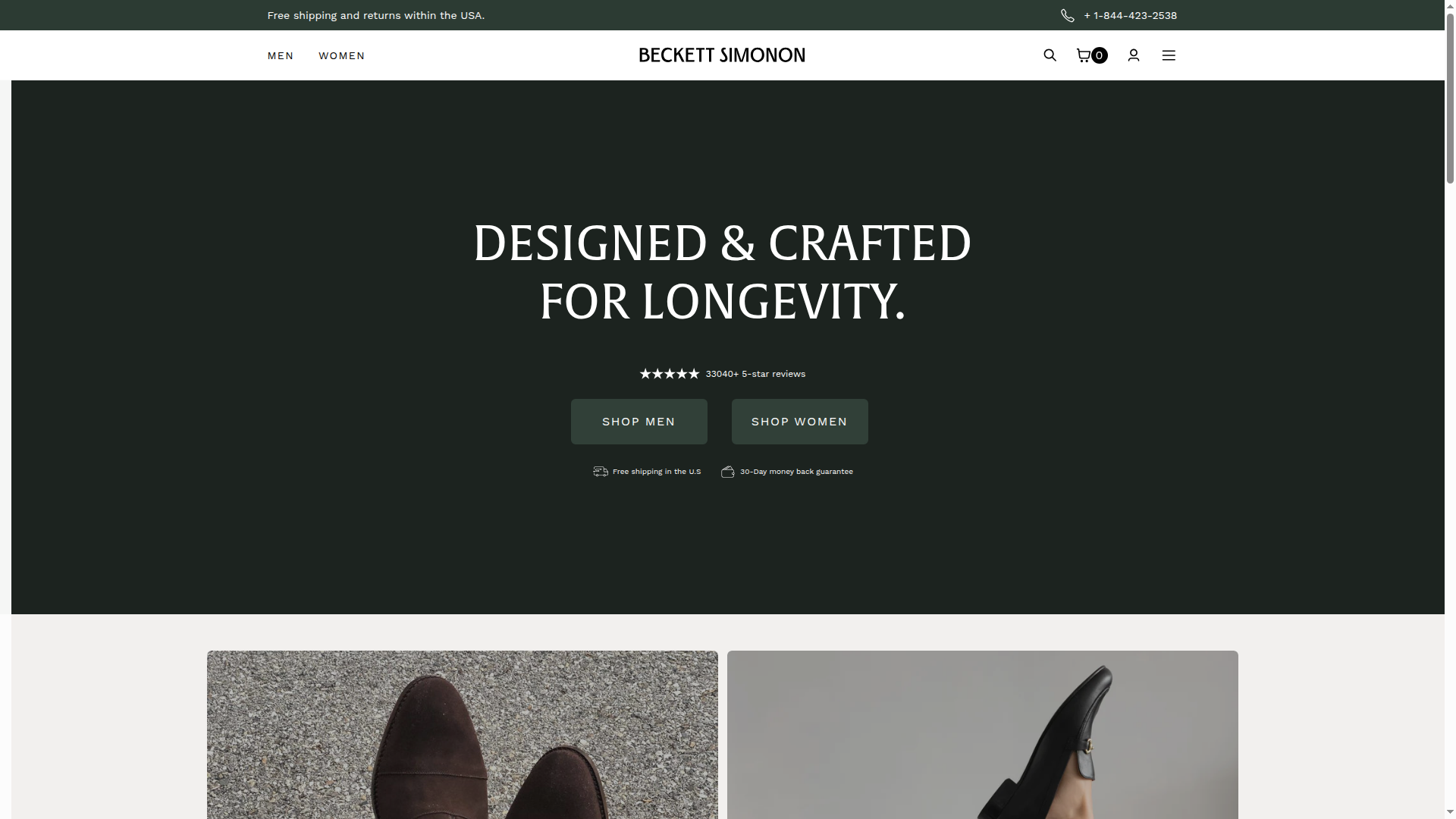 Beckett Simonon website