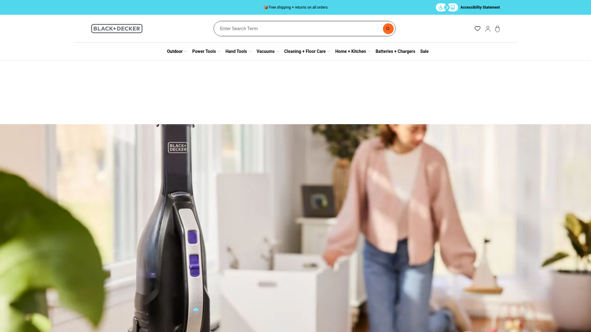 BLACK+DECKER website