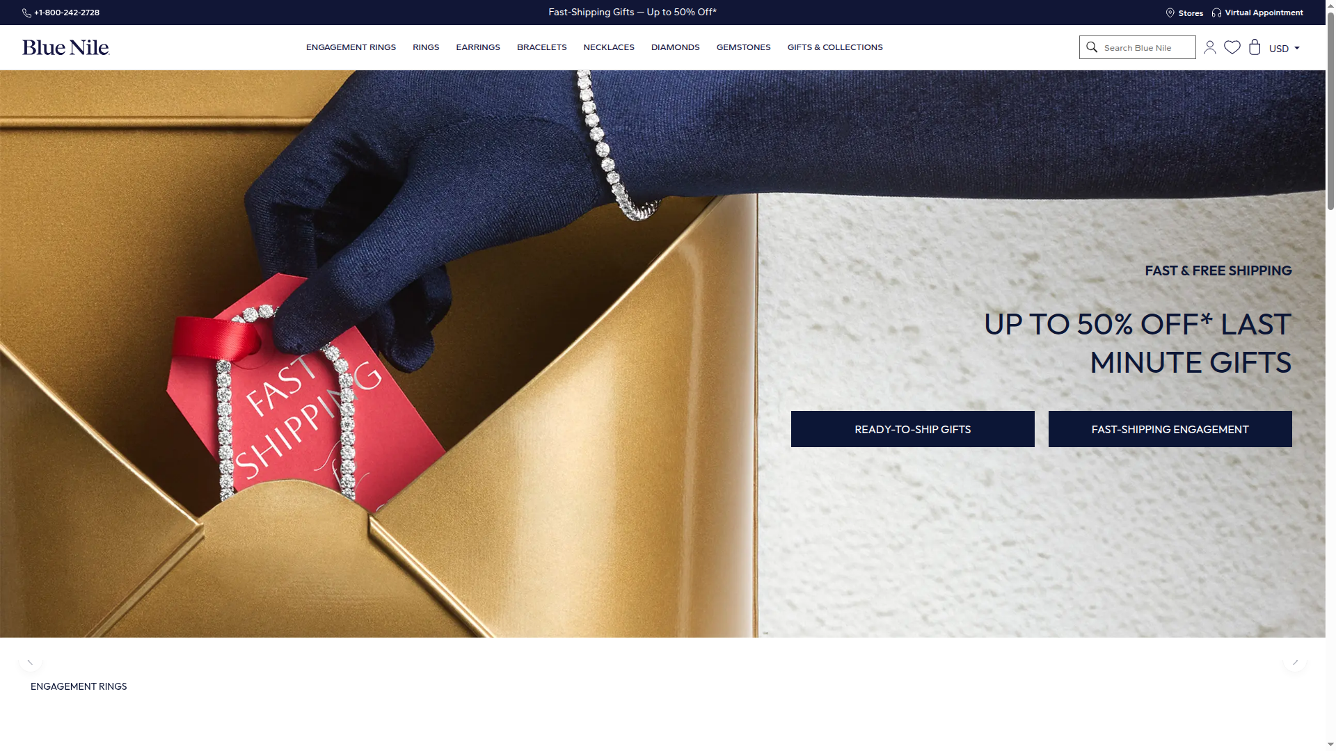 Blue Nile UK website