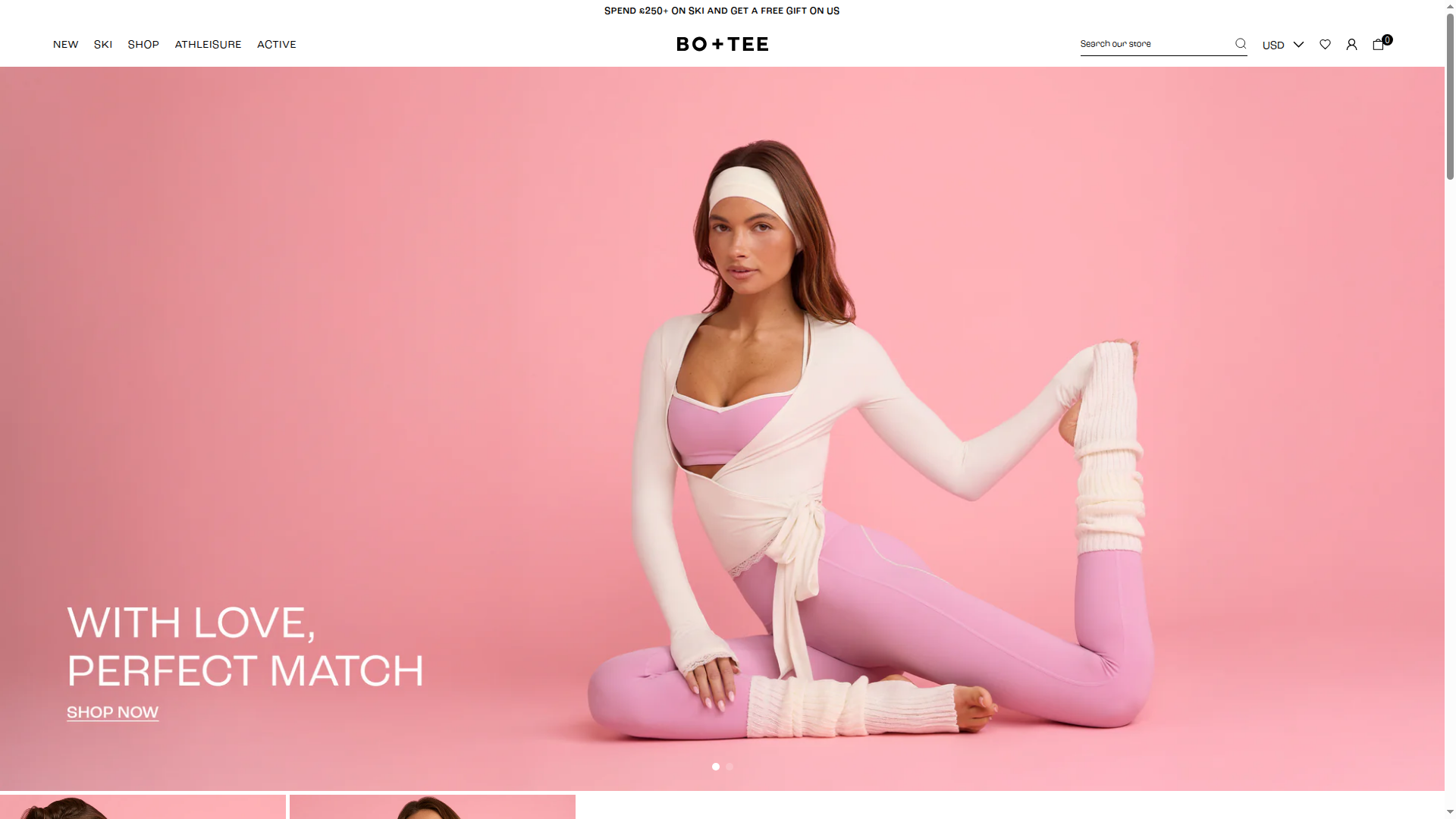 Bo&Tee website