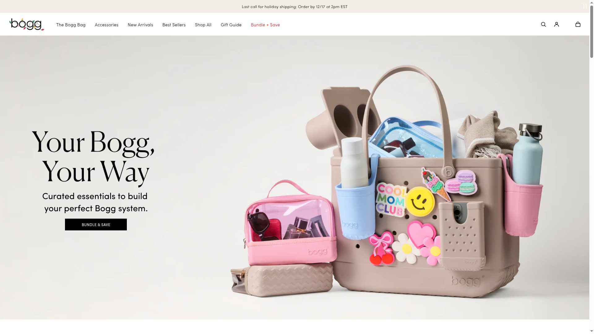 Bogg Bag website