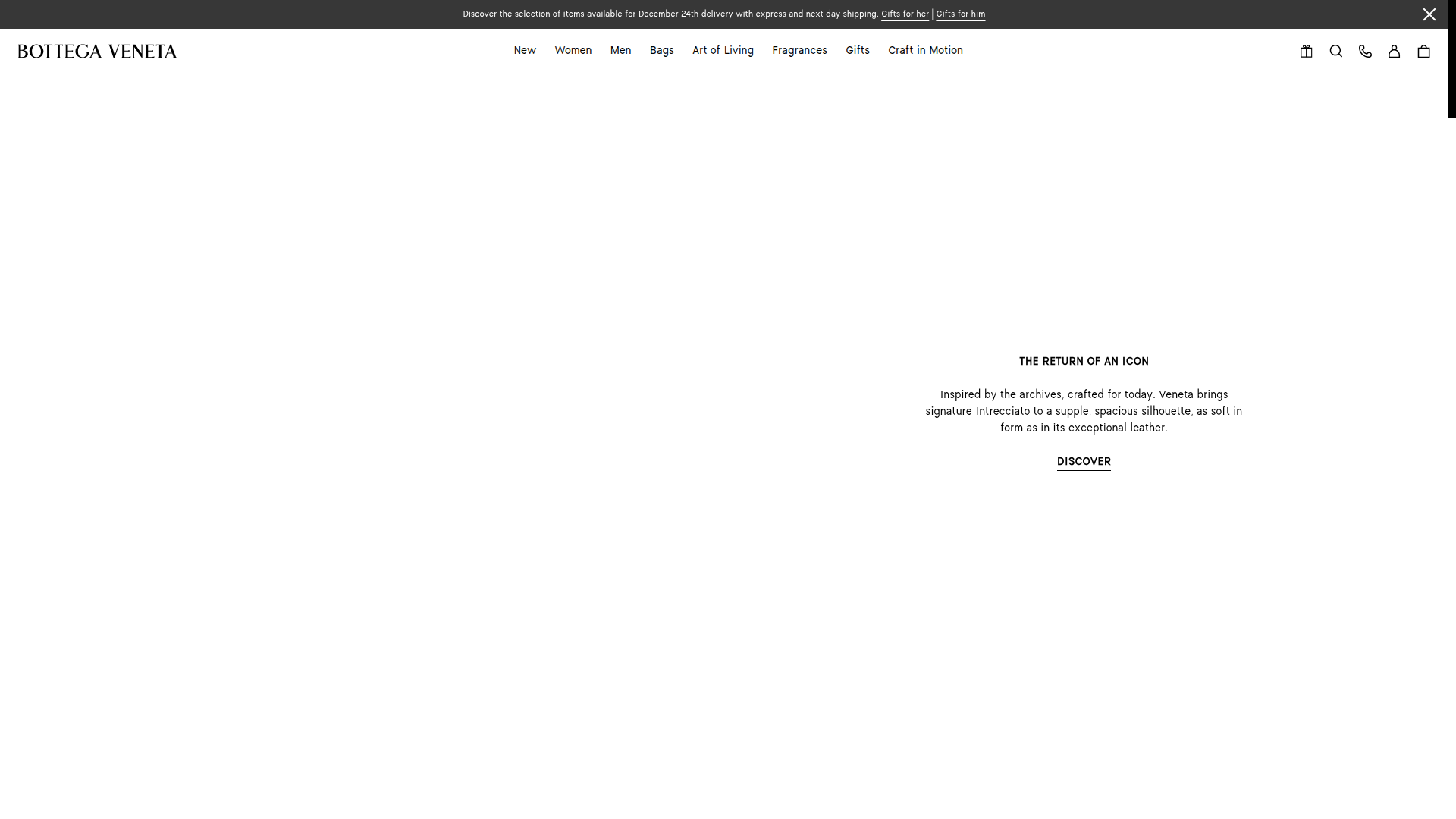 Bottega Veneta website