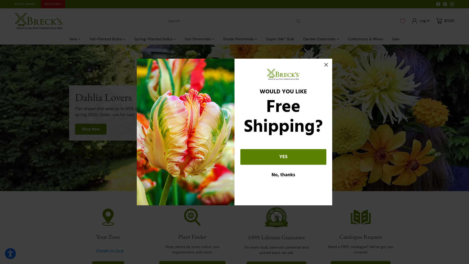 Breck's website