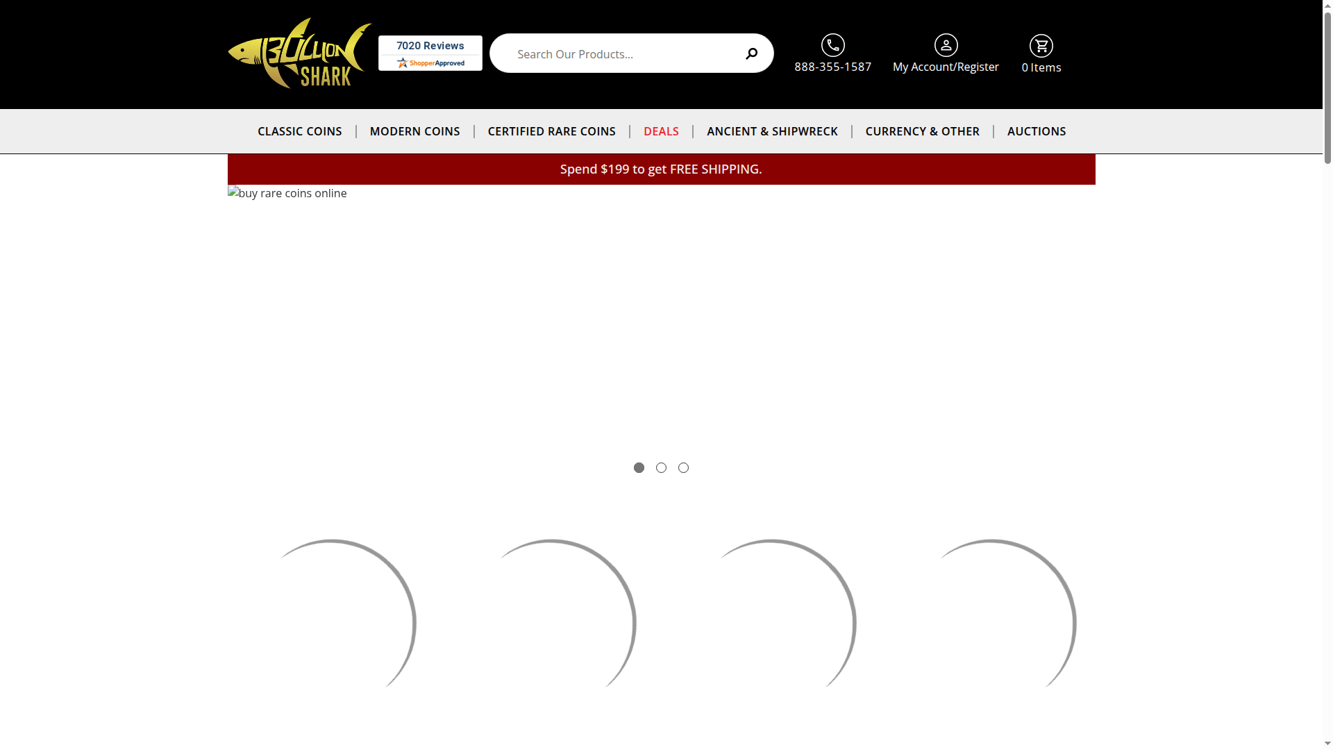 Bullion Shark website