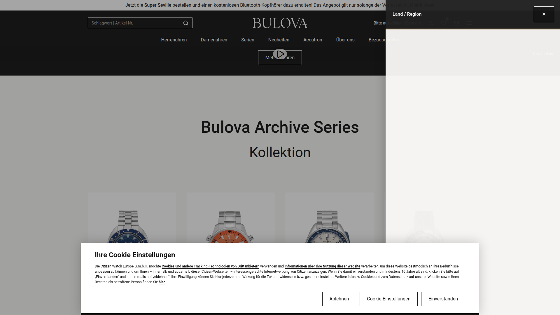 Bulova website