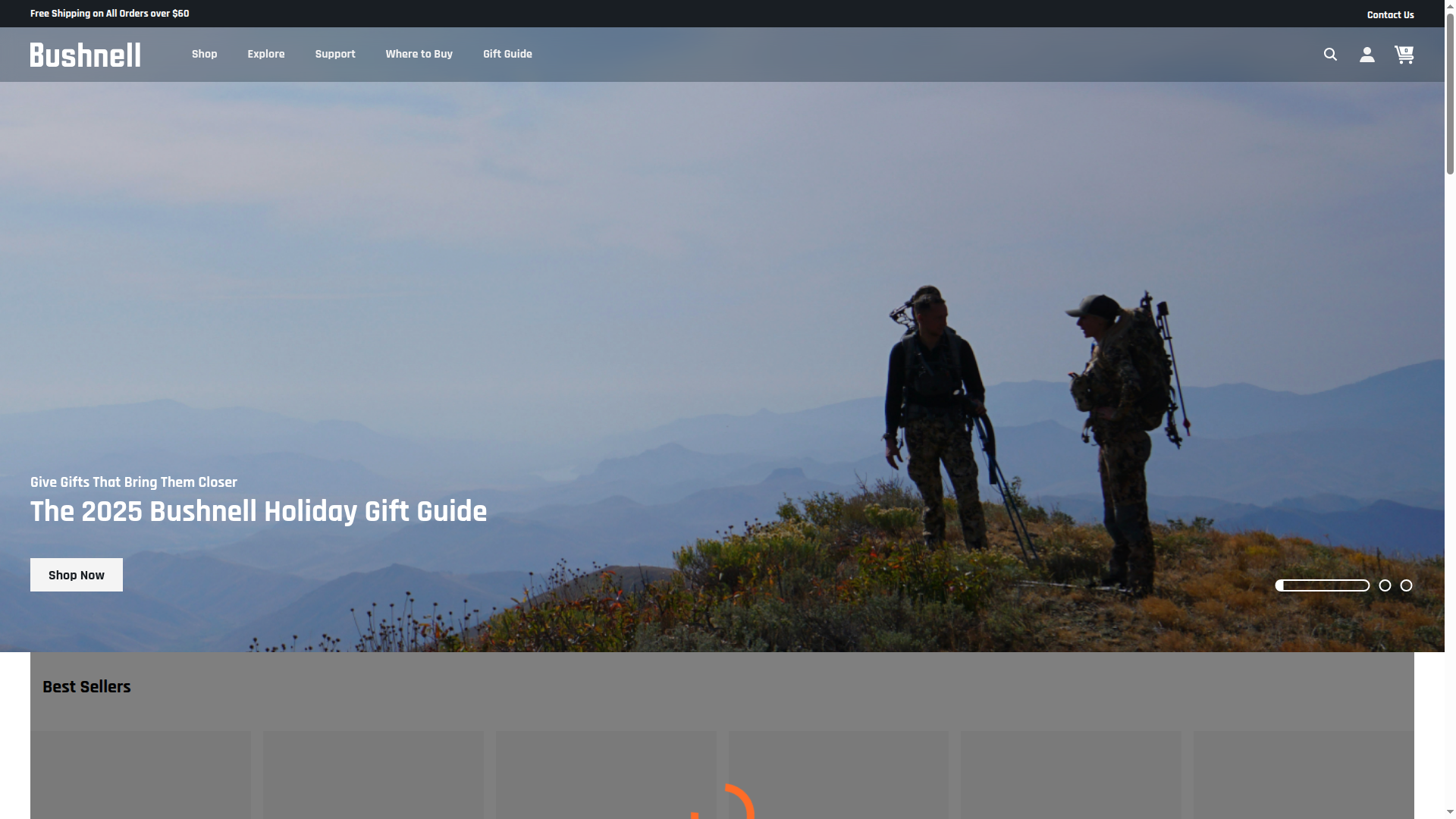 Bushnell website