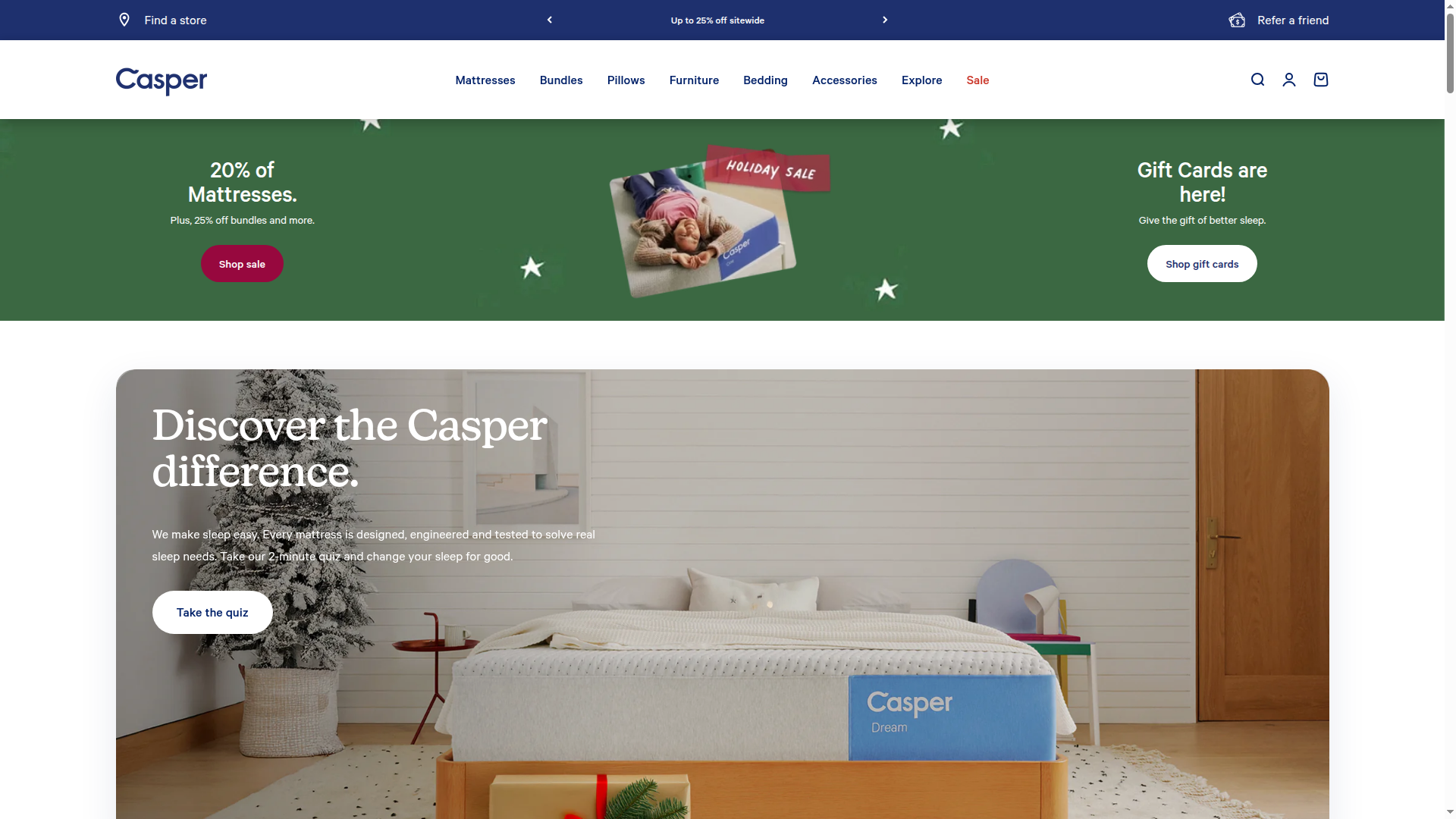 Casper website