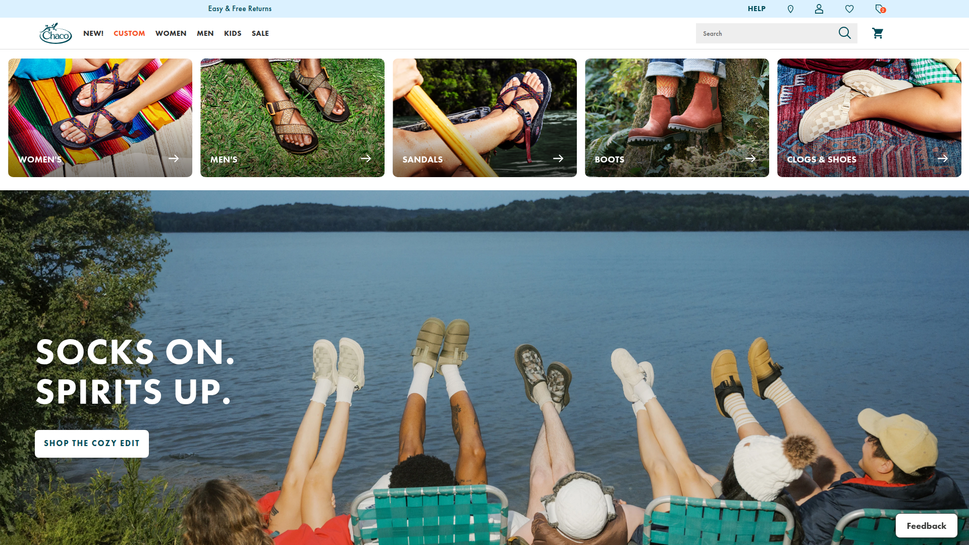 Chacos.com website