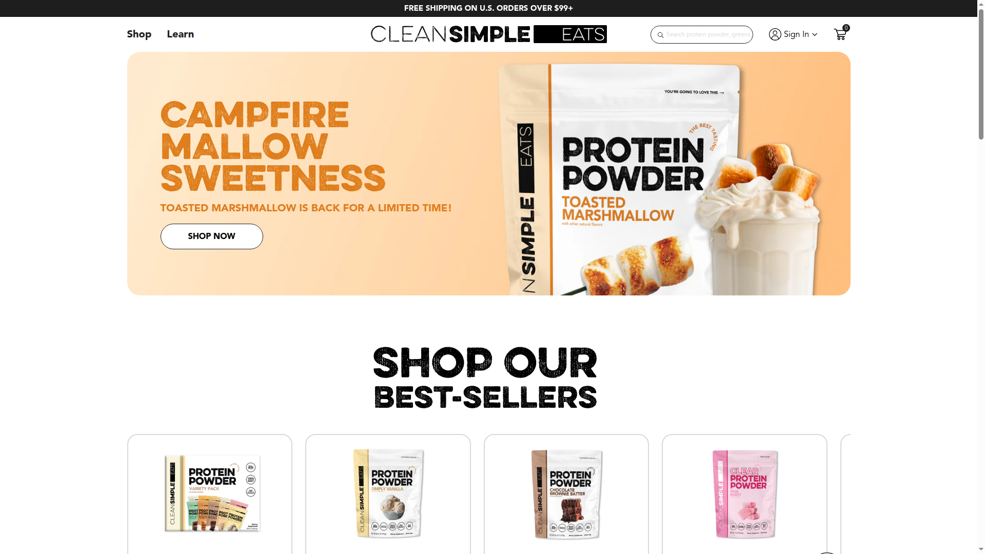 Clean Simple Eats website