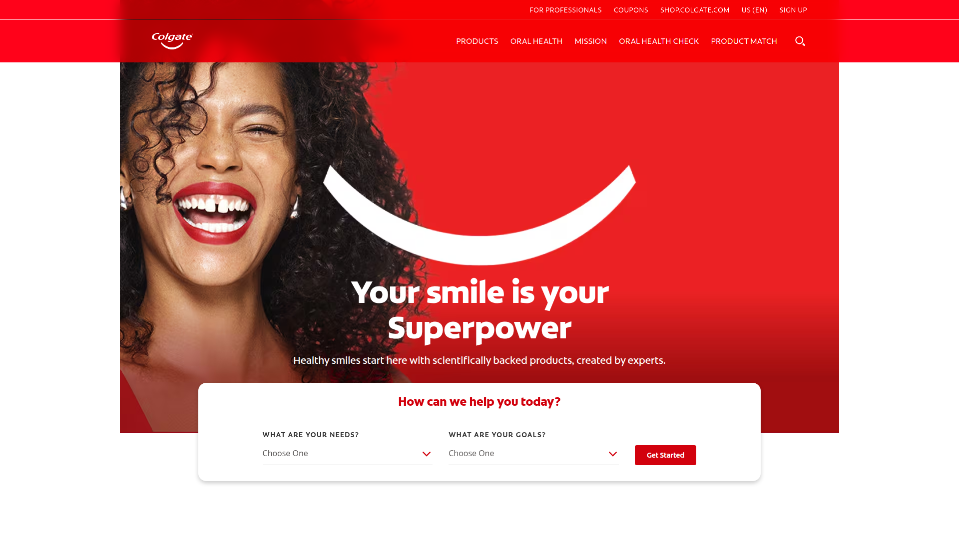 Colgate website