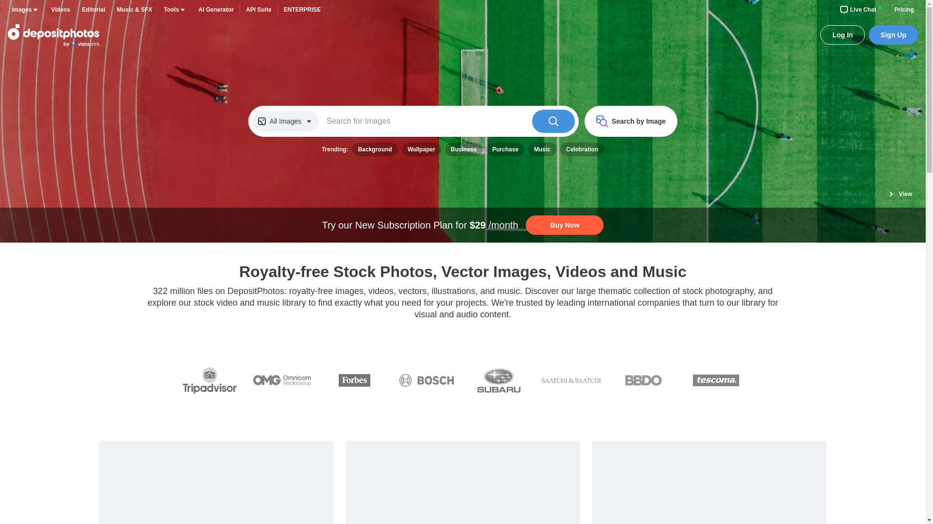 Depositphotos website