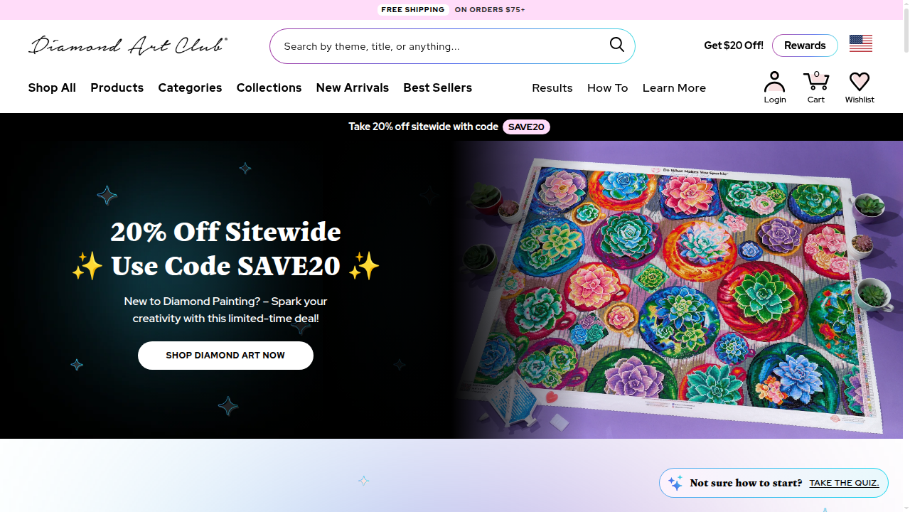 Diamond Art Club website