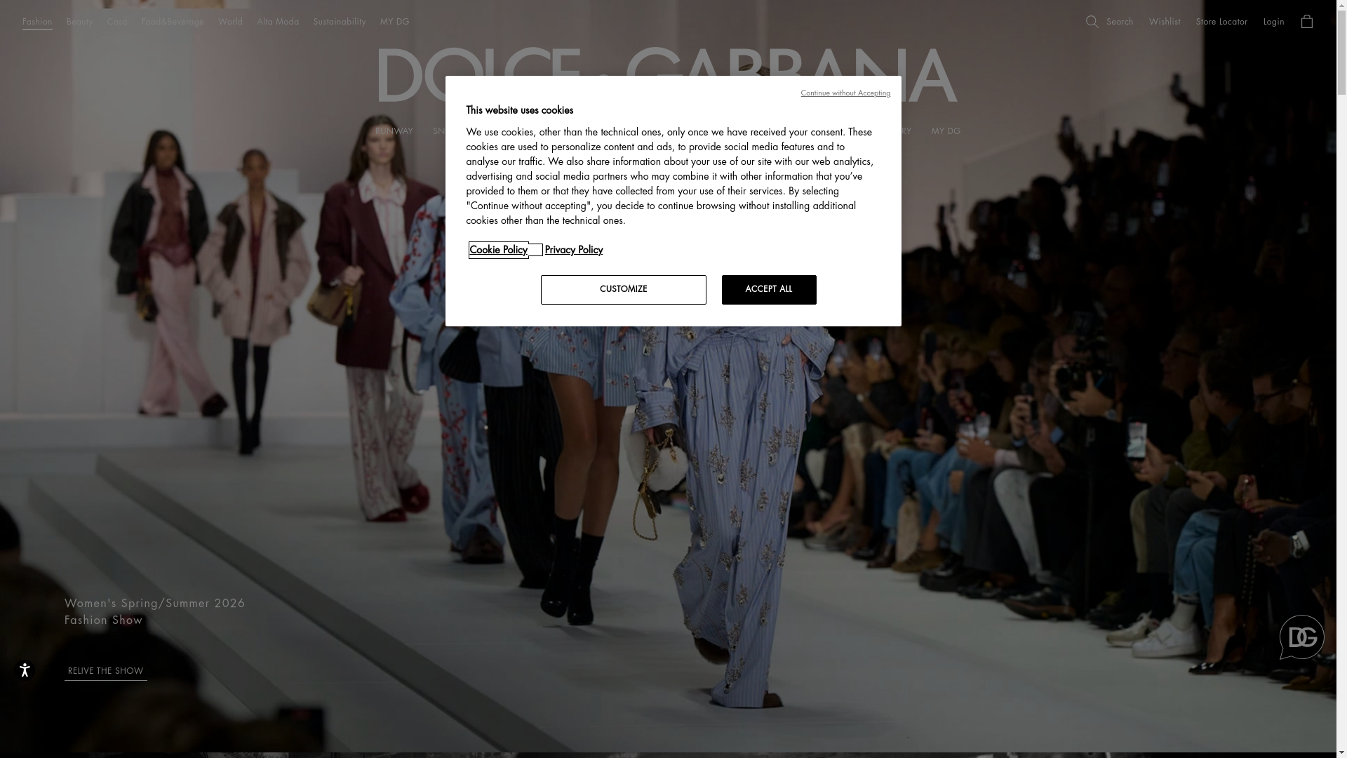 Dolce & Gabbana website