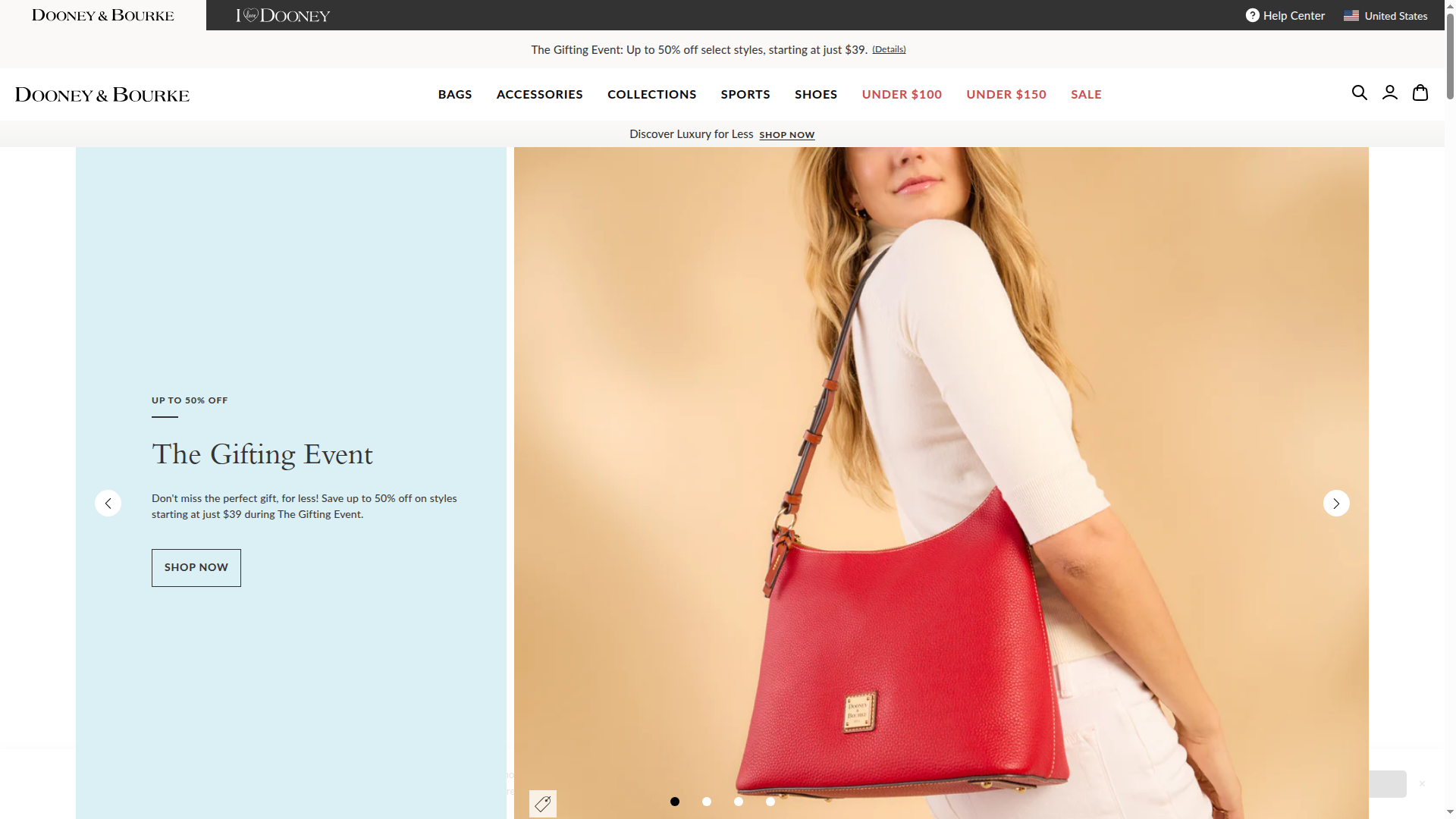 Dooney & Bourke website