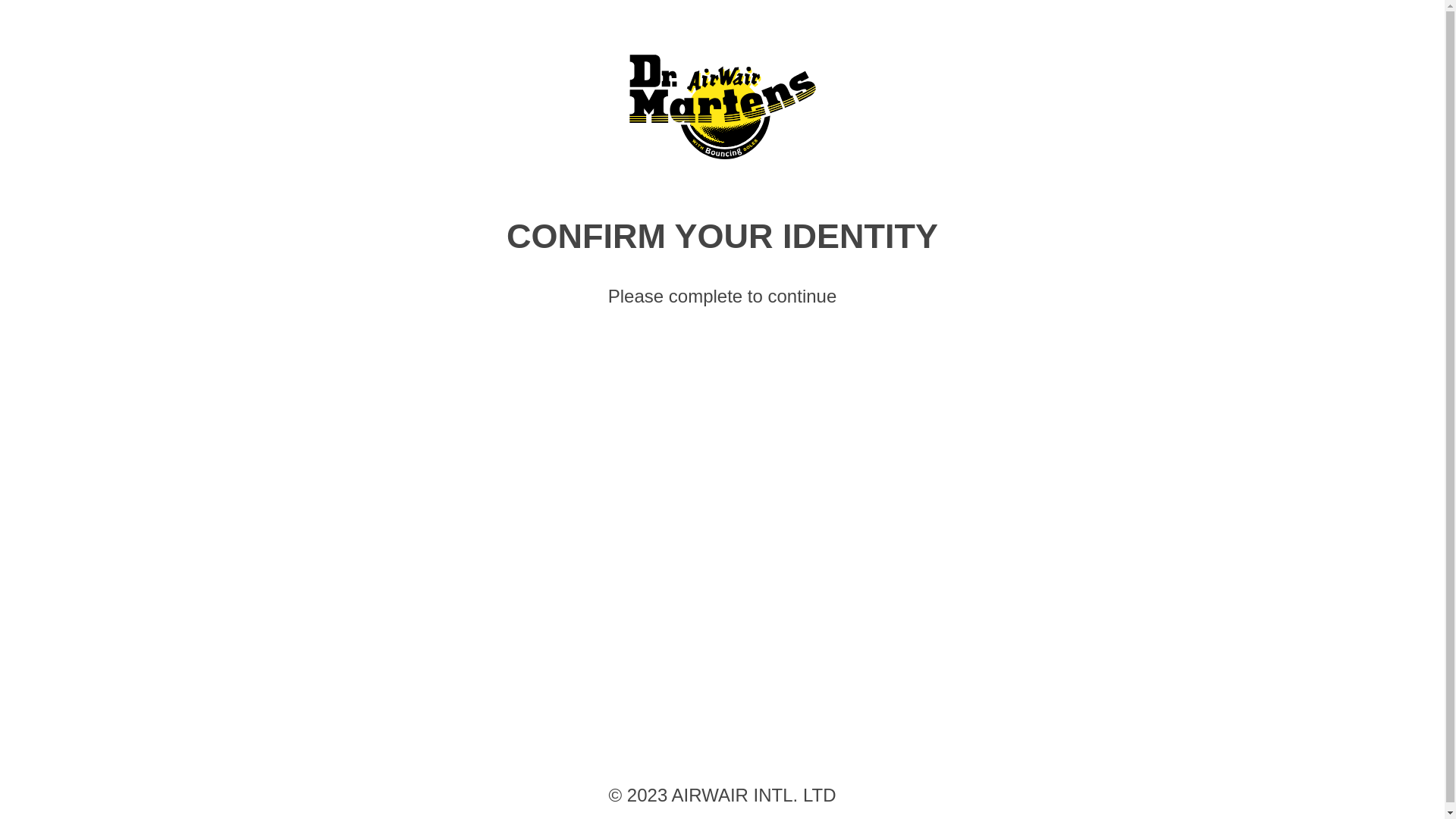 Dr Martens website