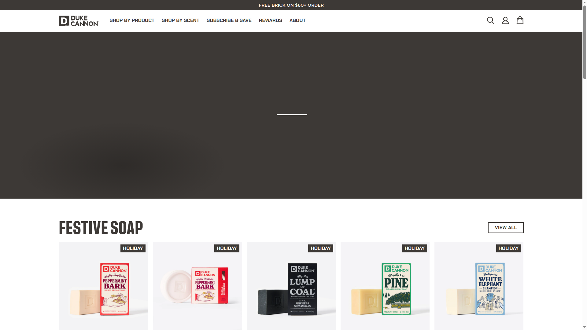 Duke Cannon Supply Co. website