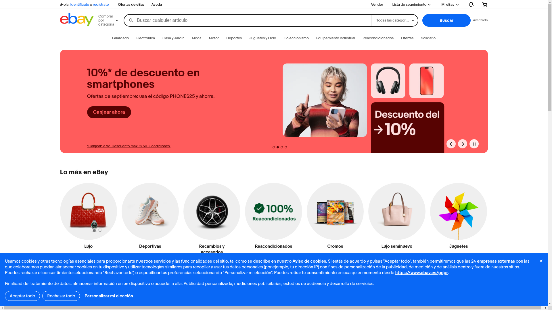 eBay website