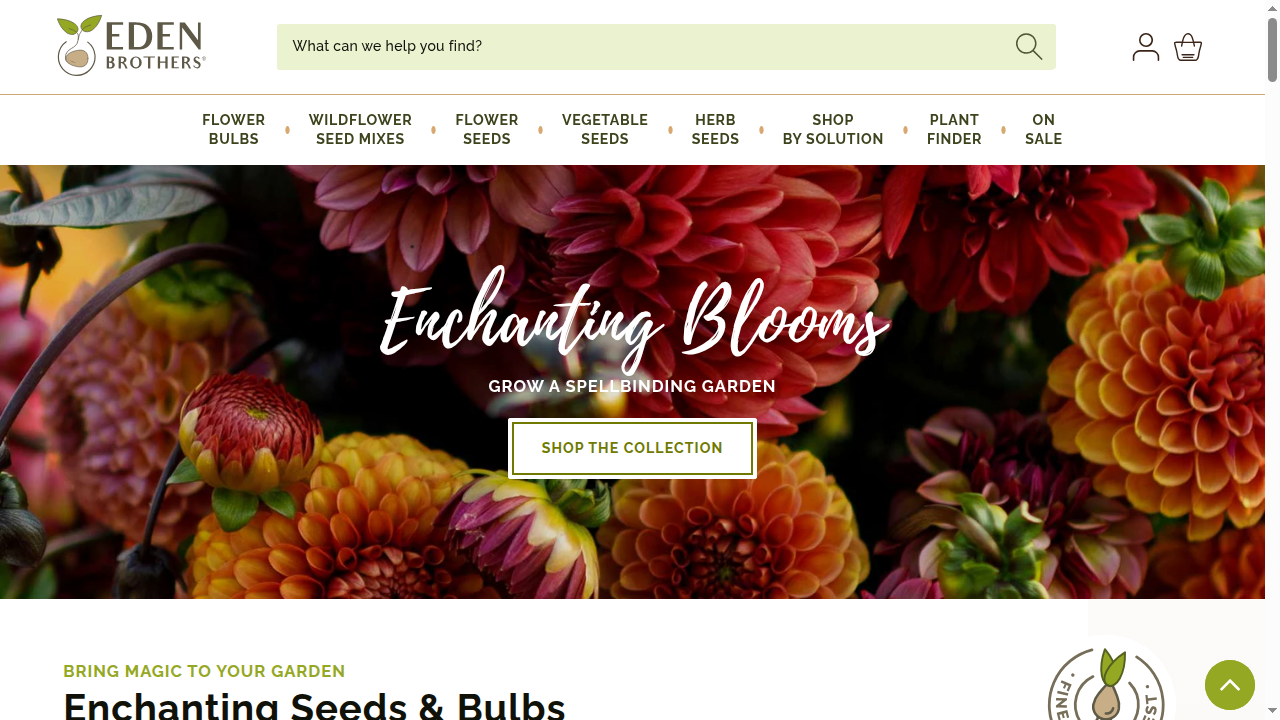 Eden Brothers Seed Company website