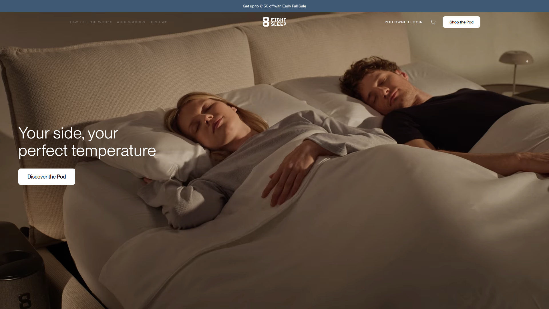 Eight Sleep website