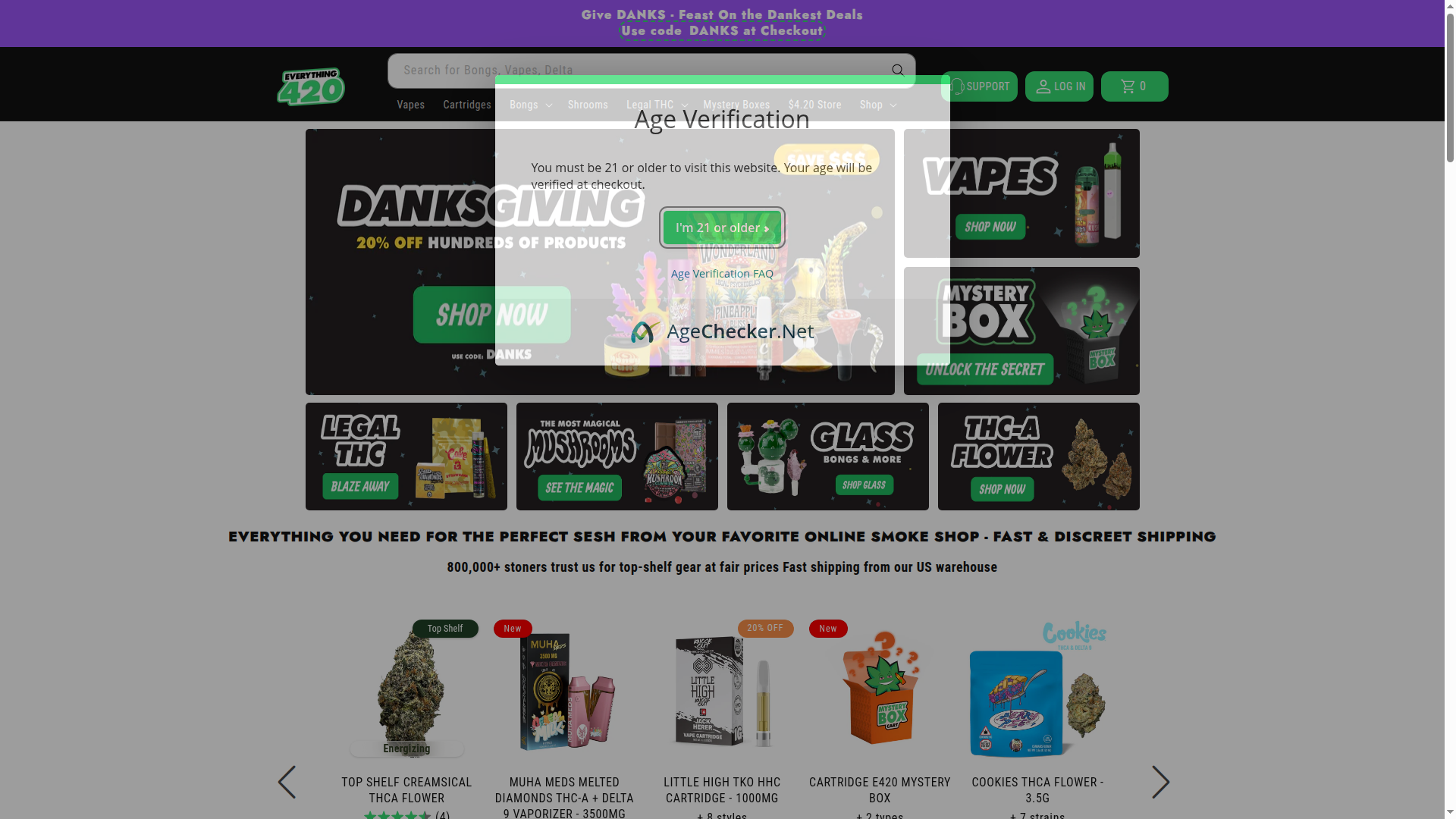 Everything420.com website