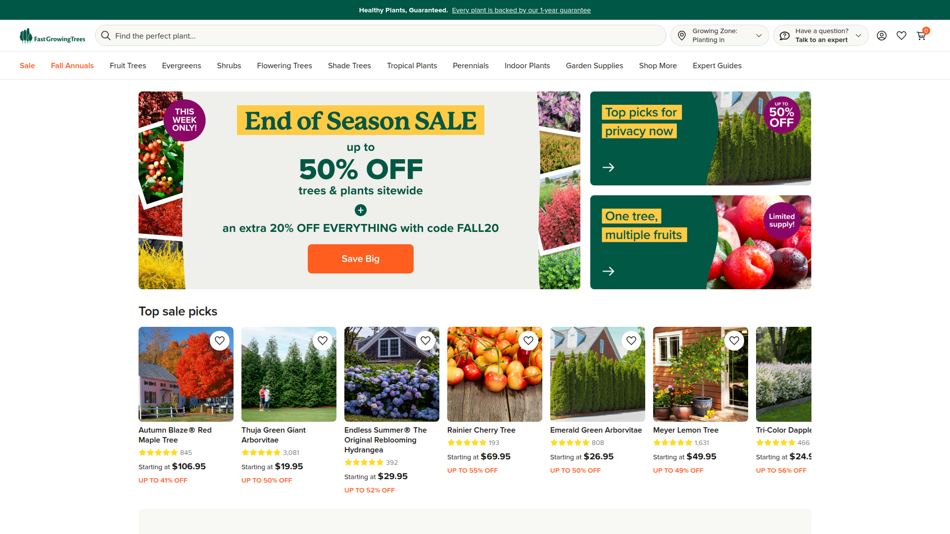 FastGrowingTrees.com website