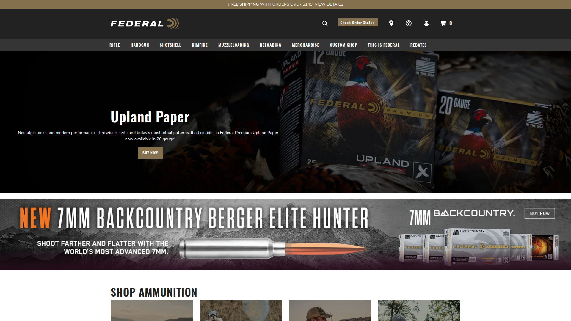 Federal Premium website