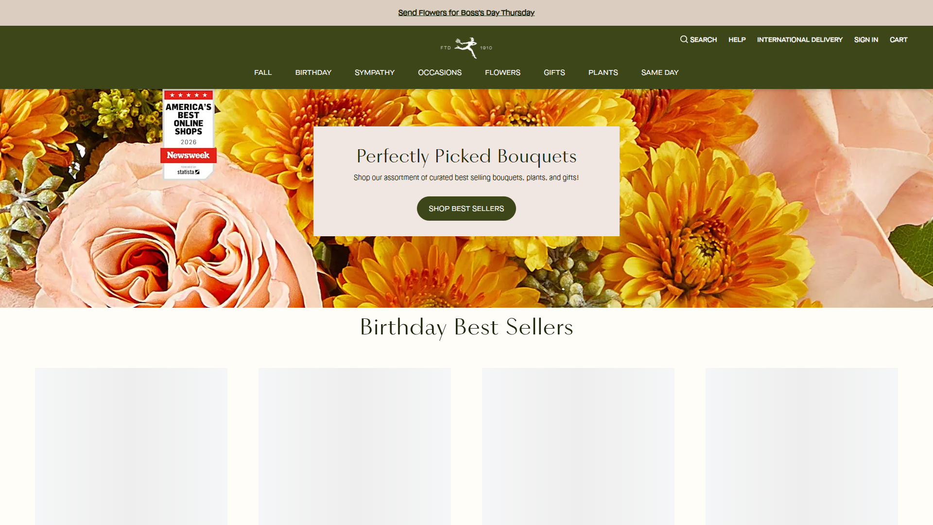 FTD website