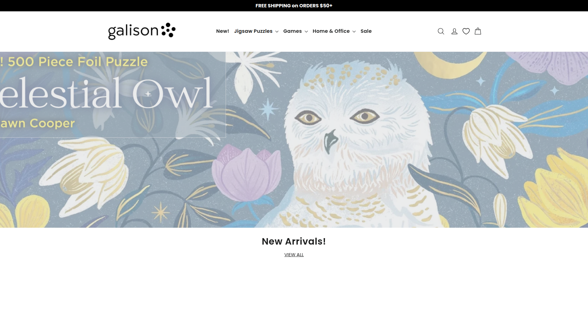 Galison website