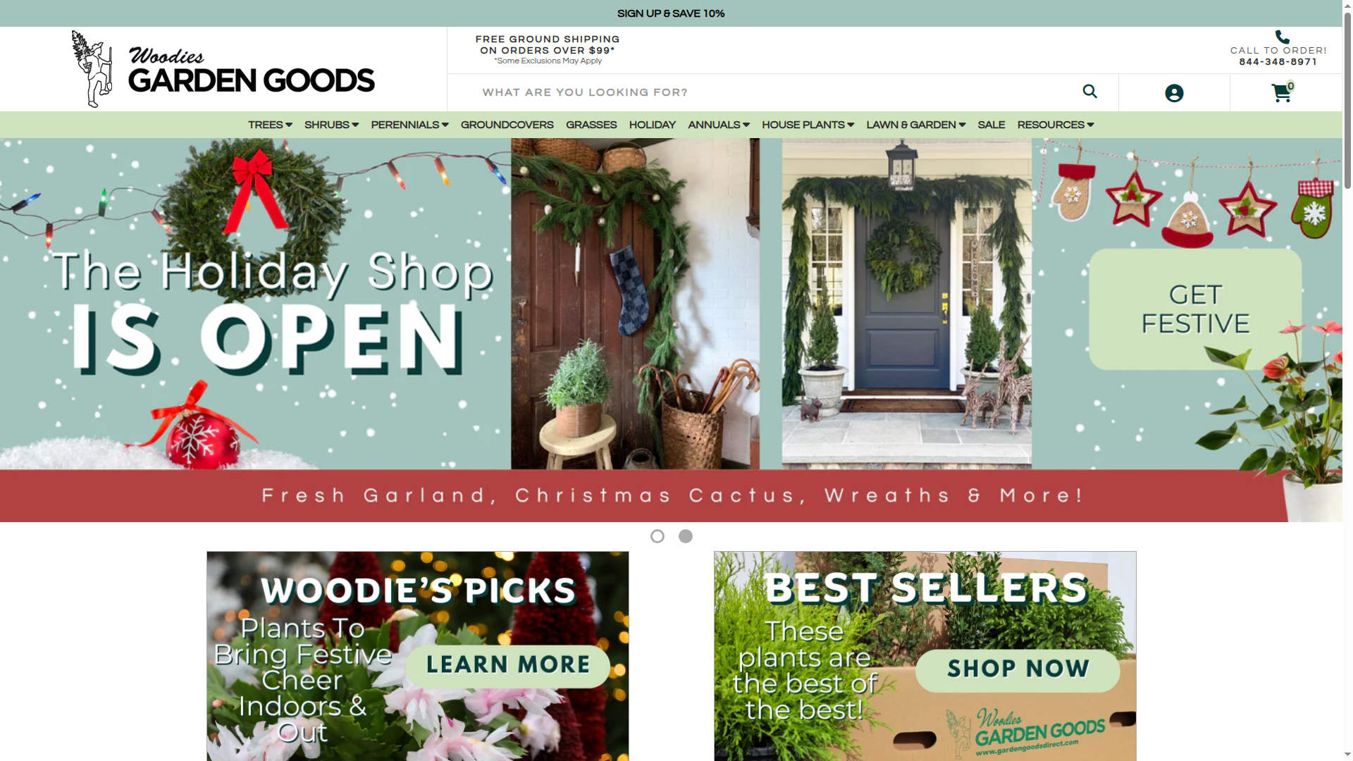 Garden Goods Direct website