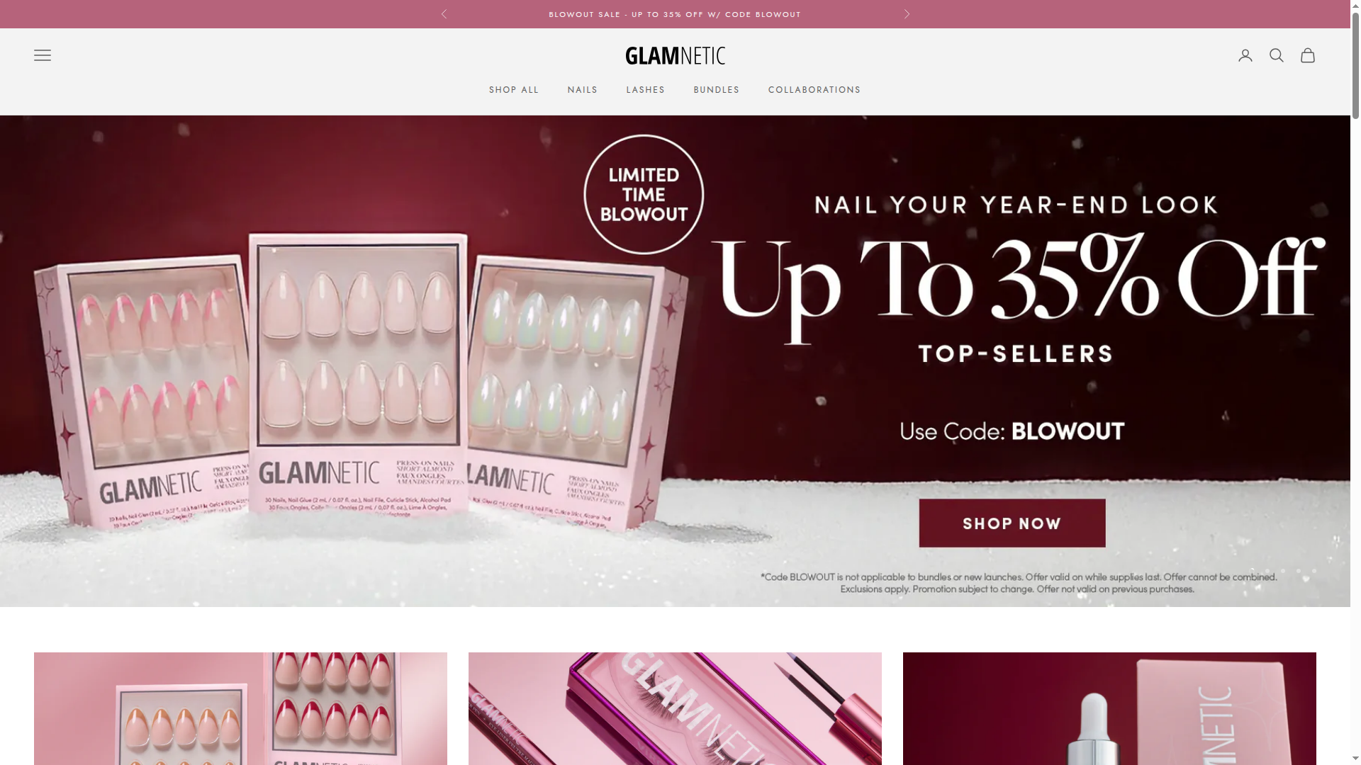 Glamnetic website