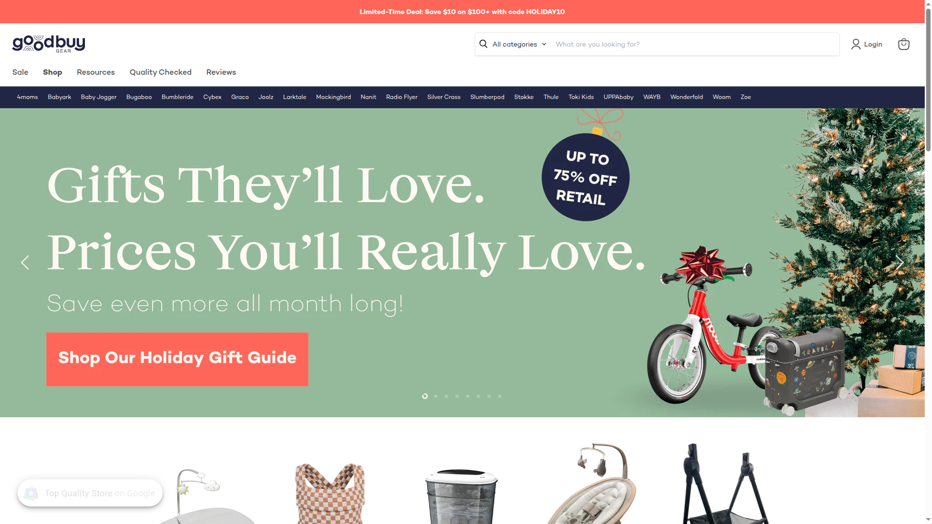 GOOD BUY GEAR website