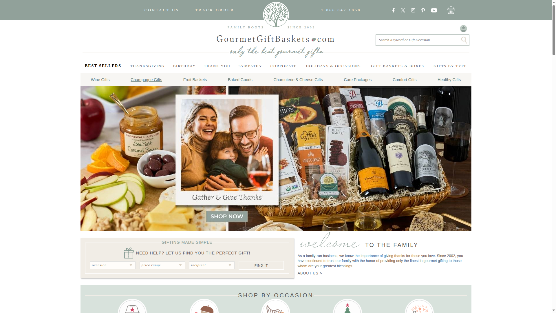 gourmetgiftbaskets.com website