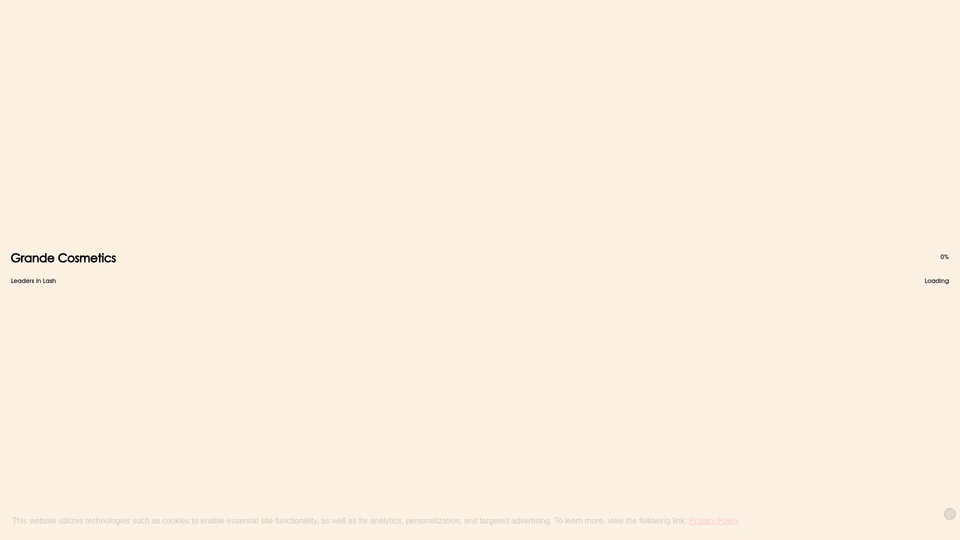 Grande Cosmetics website