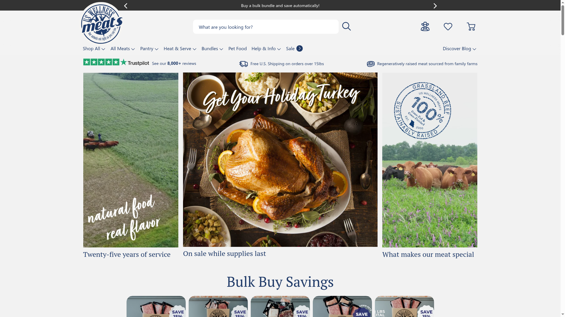 Grassland Beef website