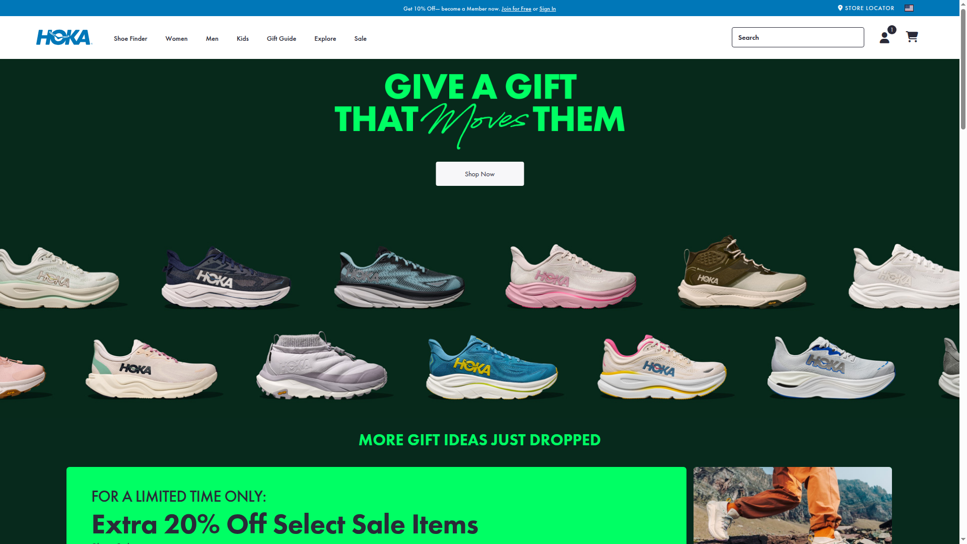 HOKA website