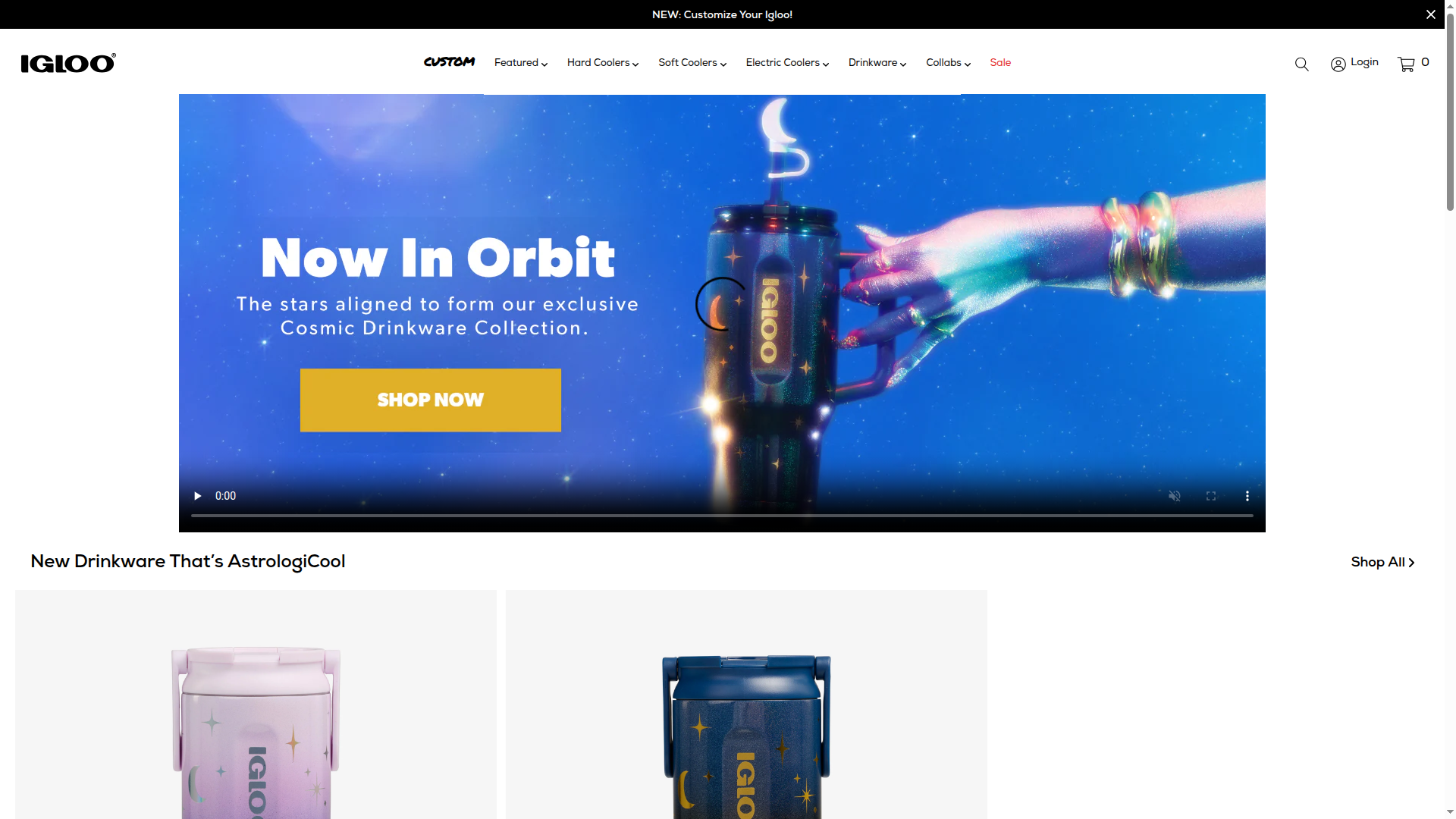 igloocoolers.com website