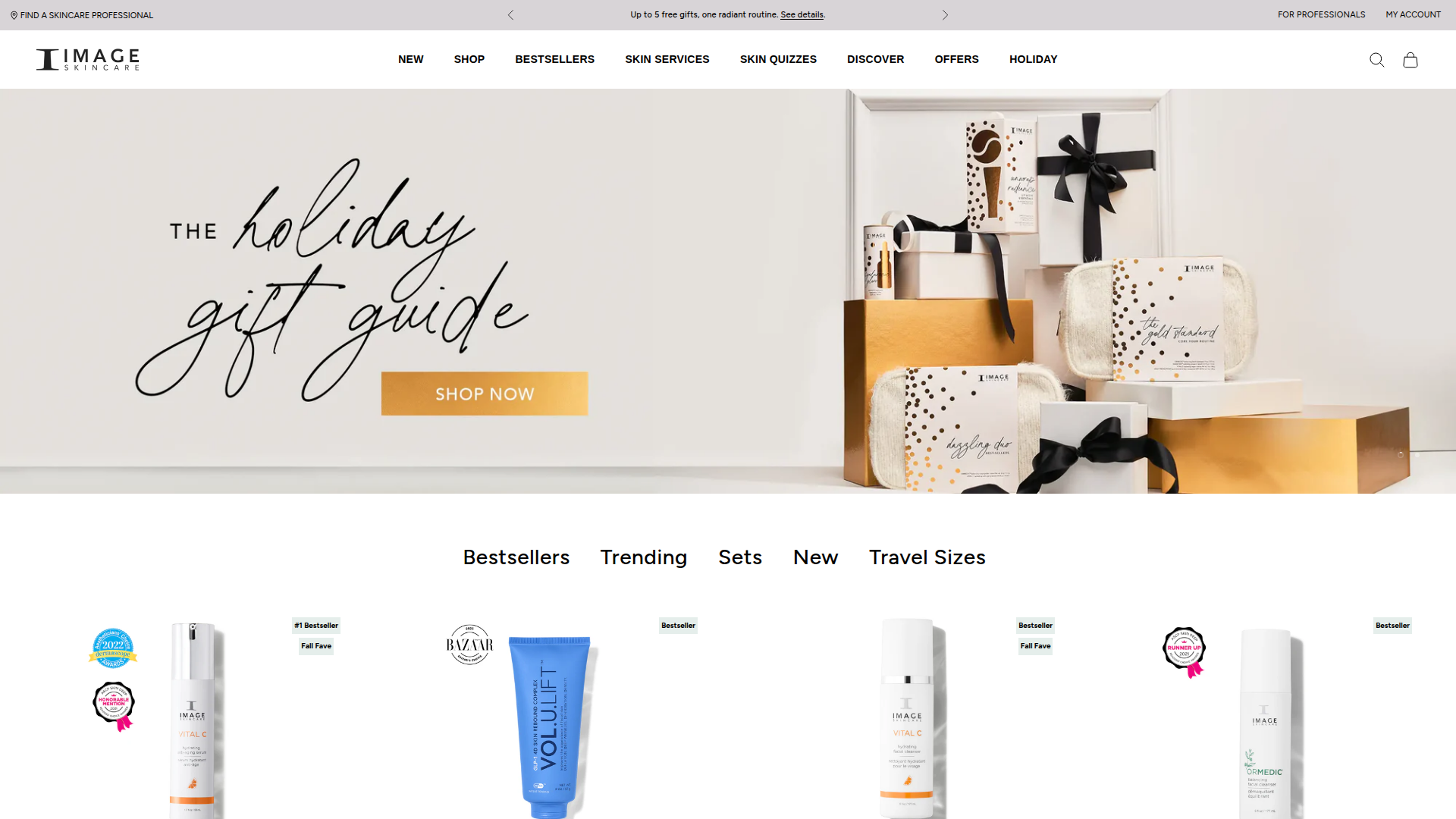 Image Skincare website