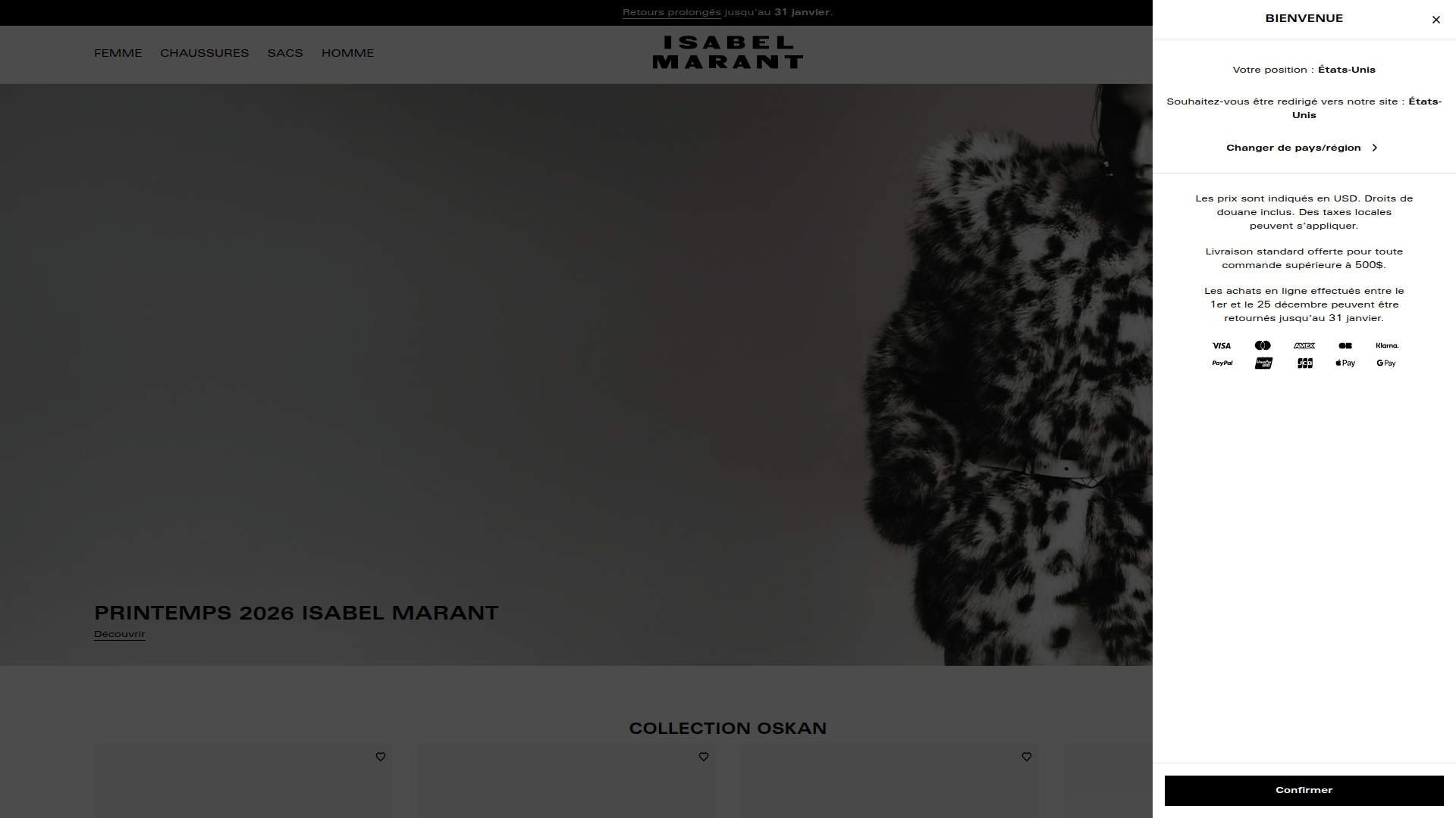 Isabel Marant website