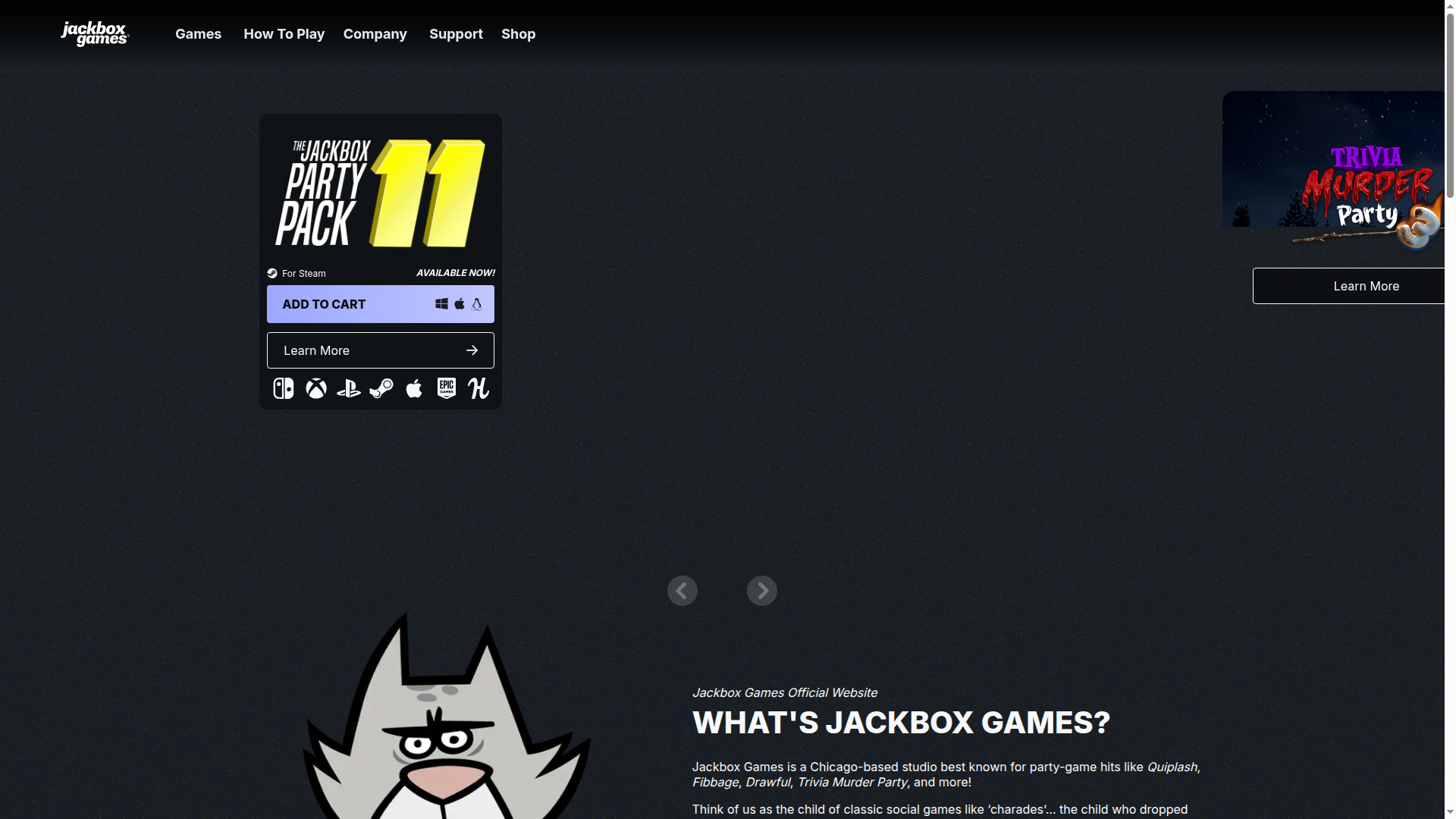 Jackbox Games website
